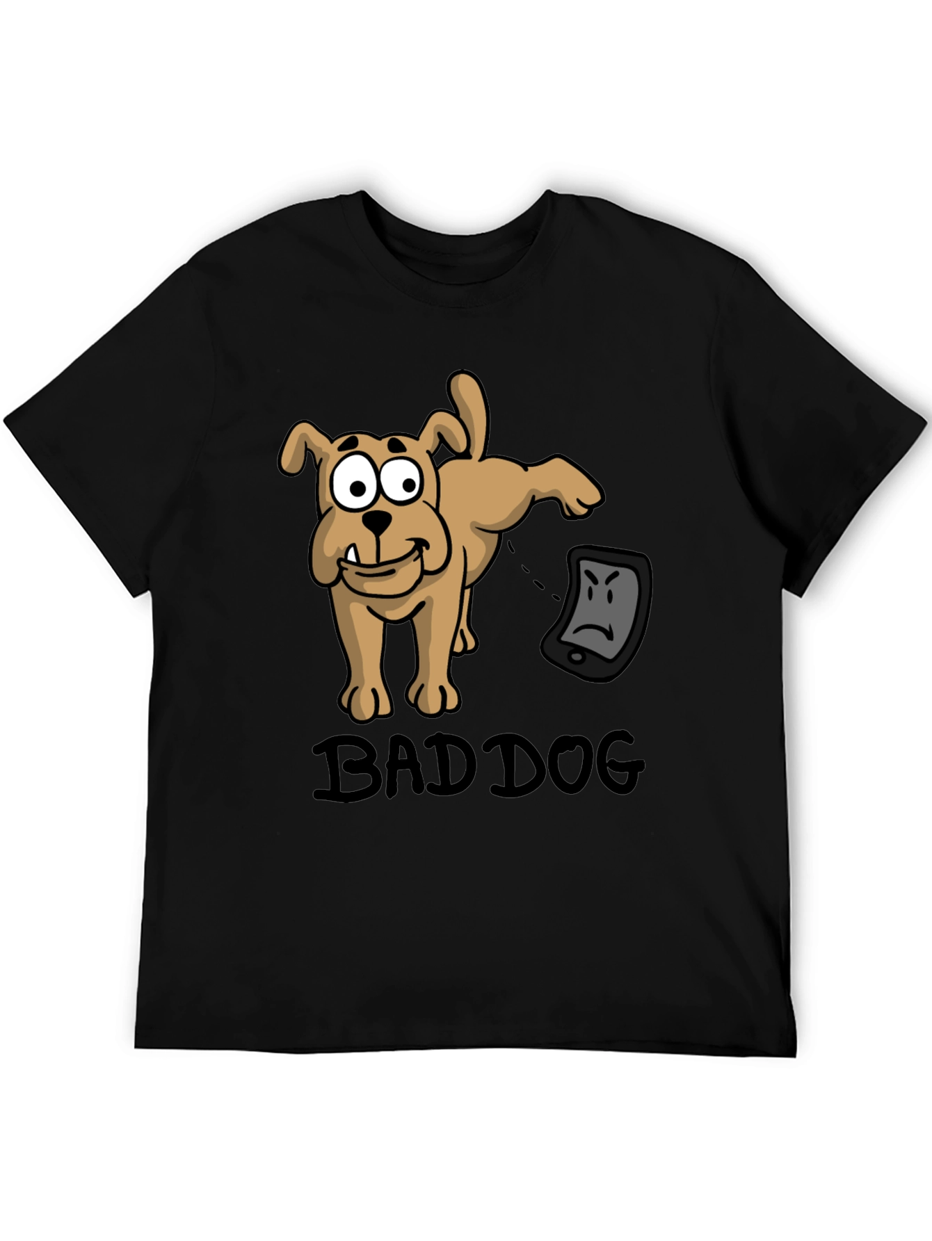 Bad Dog T-Shirt - Funny Cartoon Dog Design