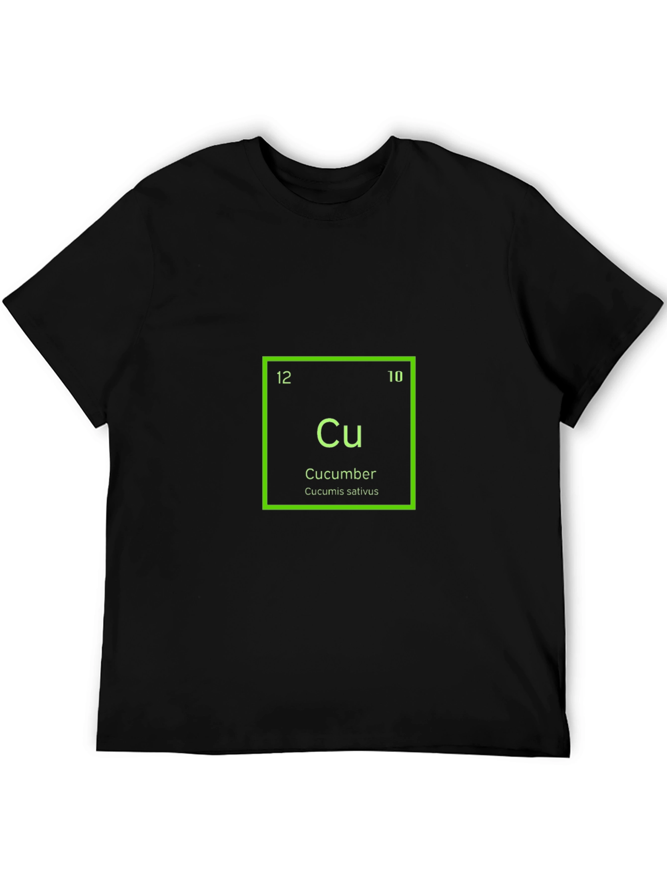 Periodic Table Cucumber T-Shirt - Funny Science Tee