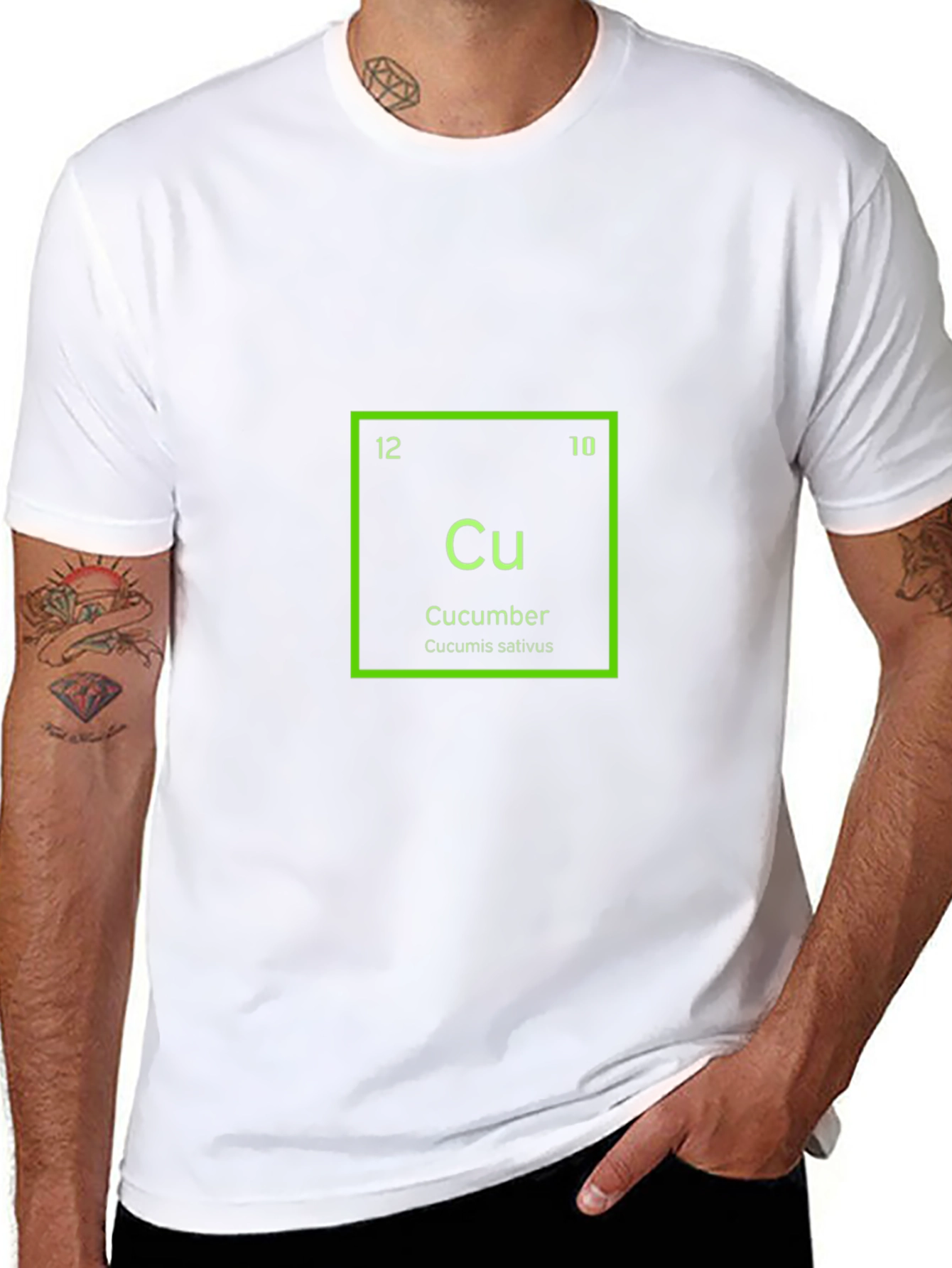 Periodic Table Cucumber T-Shirt - Funny Science Tee
