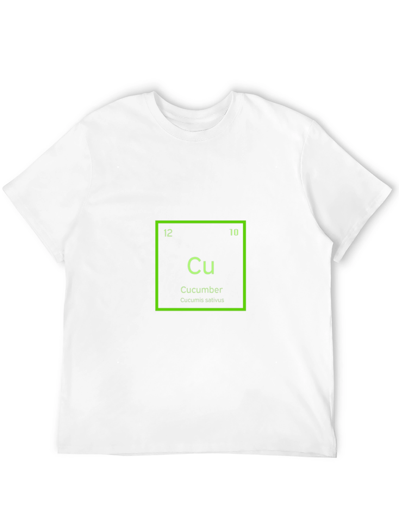Periodic Table Cucumber T-Shirt - Funny Science Tee