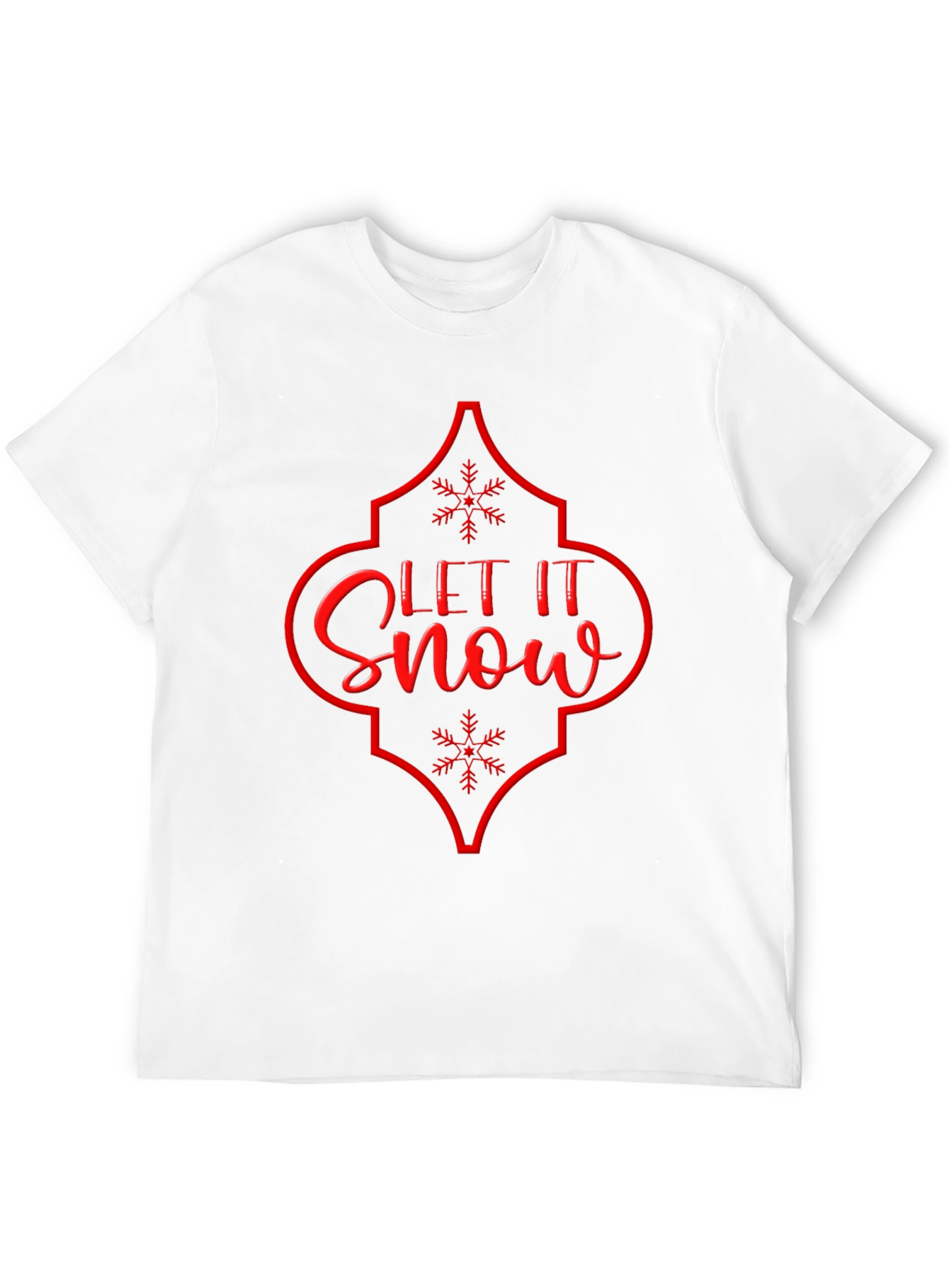 Let it Snow Graphic T-Shirt - Holiday Season Tee