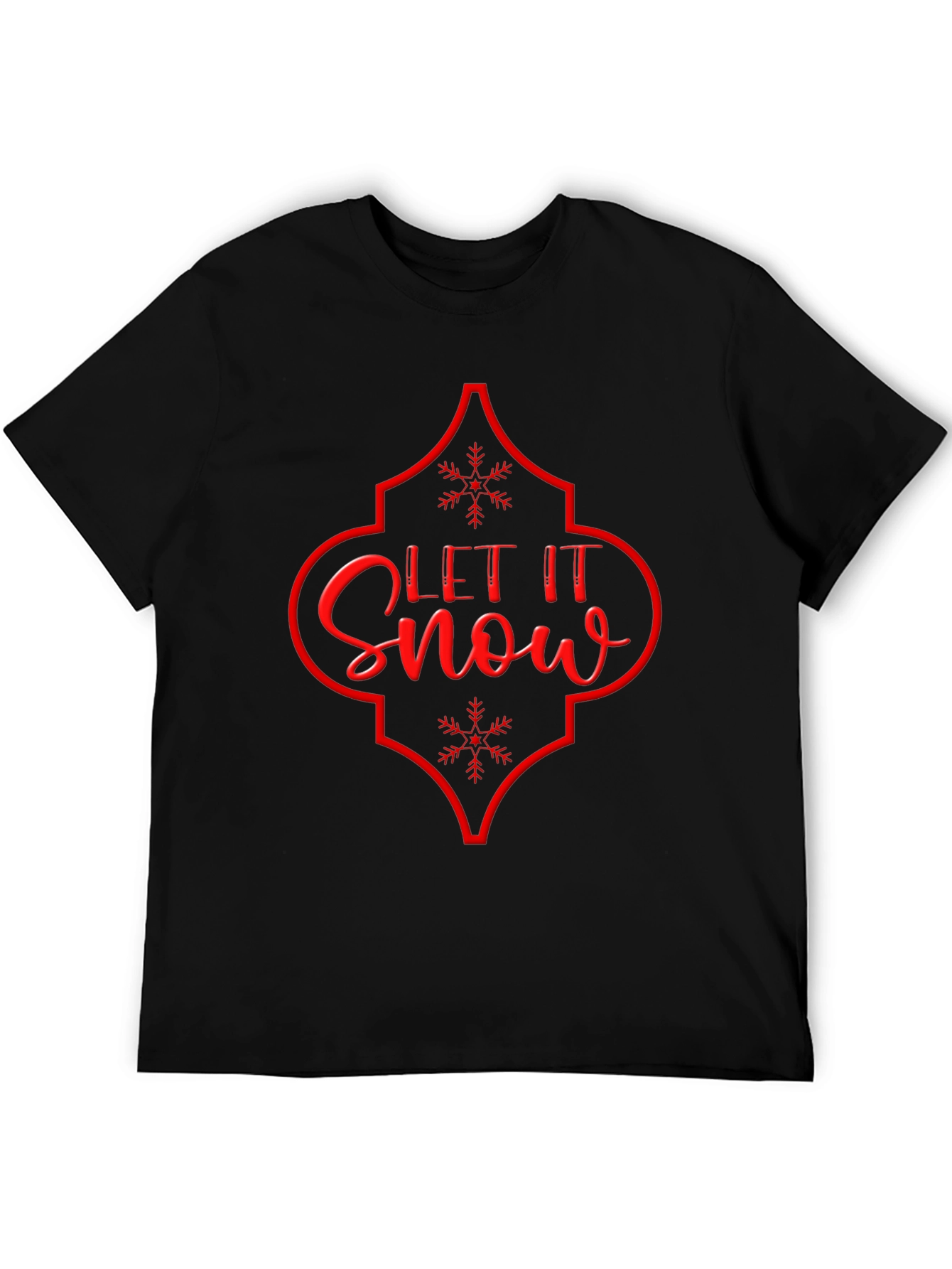 Let it Snow Graphic T-Shirt - Holiday Season Tee