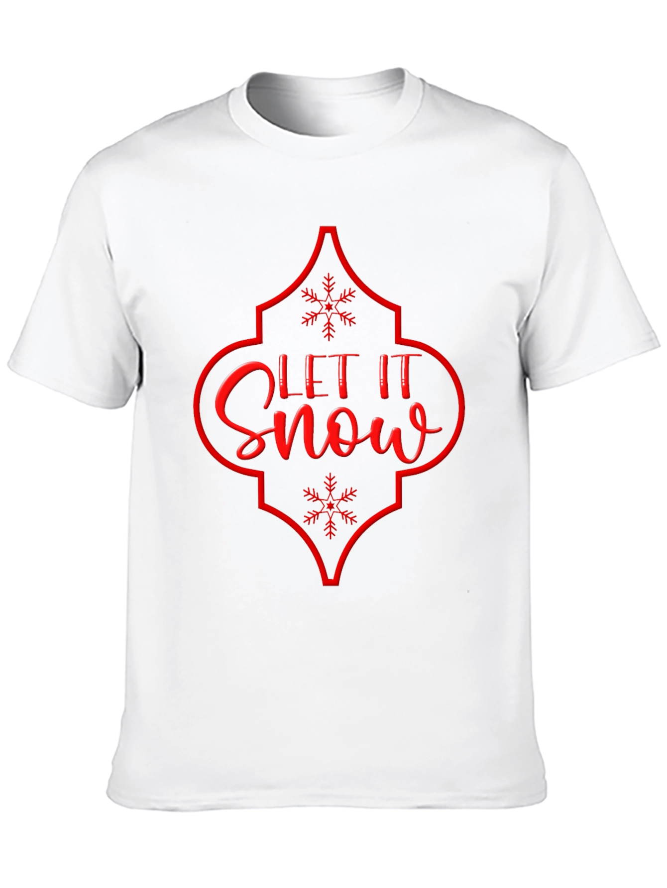 Let it Snow Graphic T-Shirt - Holiday Season Tee