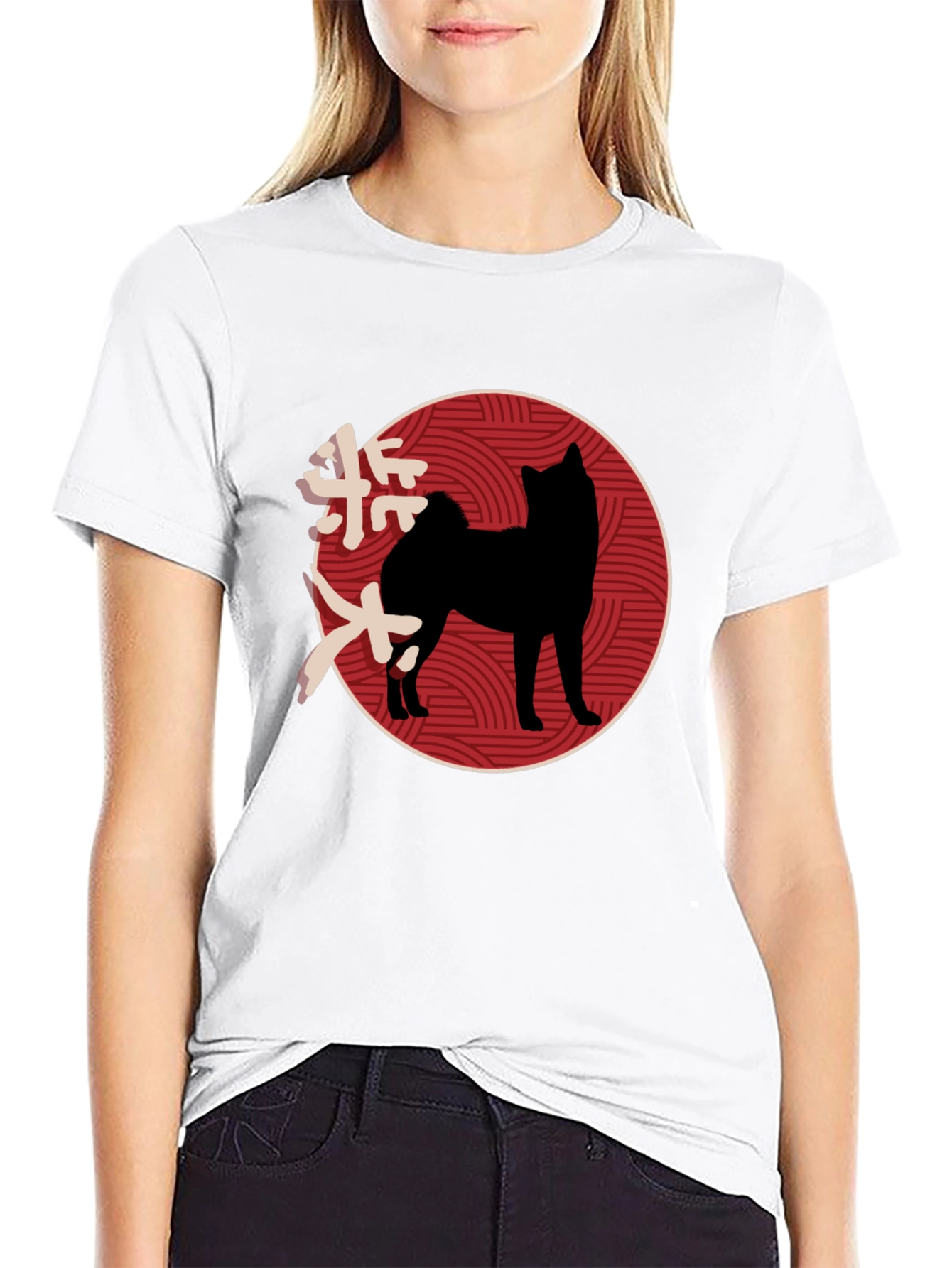 Japanese Shiba Inu Graphic Tee - Stylish Black T-Shirt