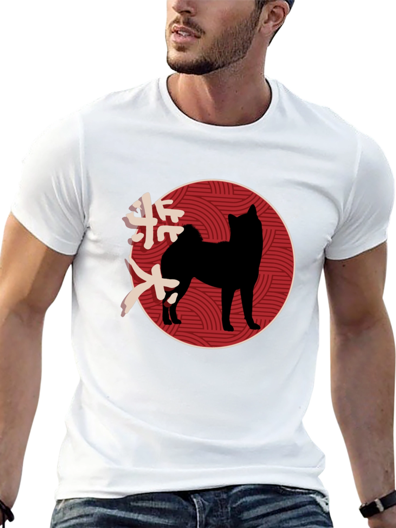 Japanese Shiba Inu Graphic Tee - Stylish Black T-Shirt