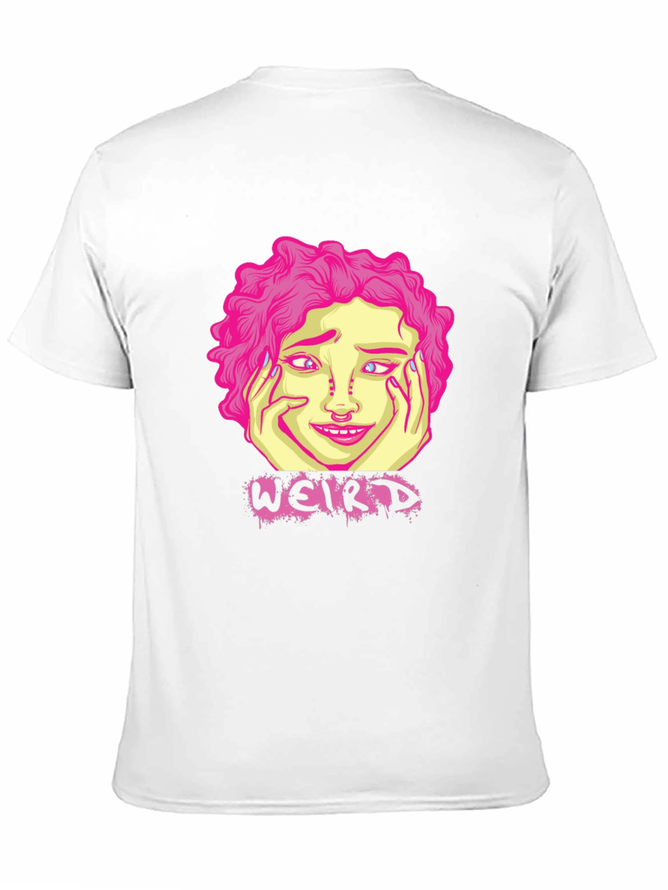 Weird Graphic T-Shirt - Black Cotton Tee
