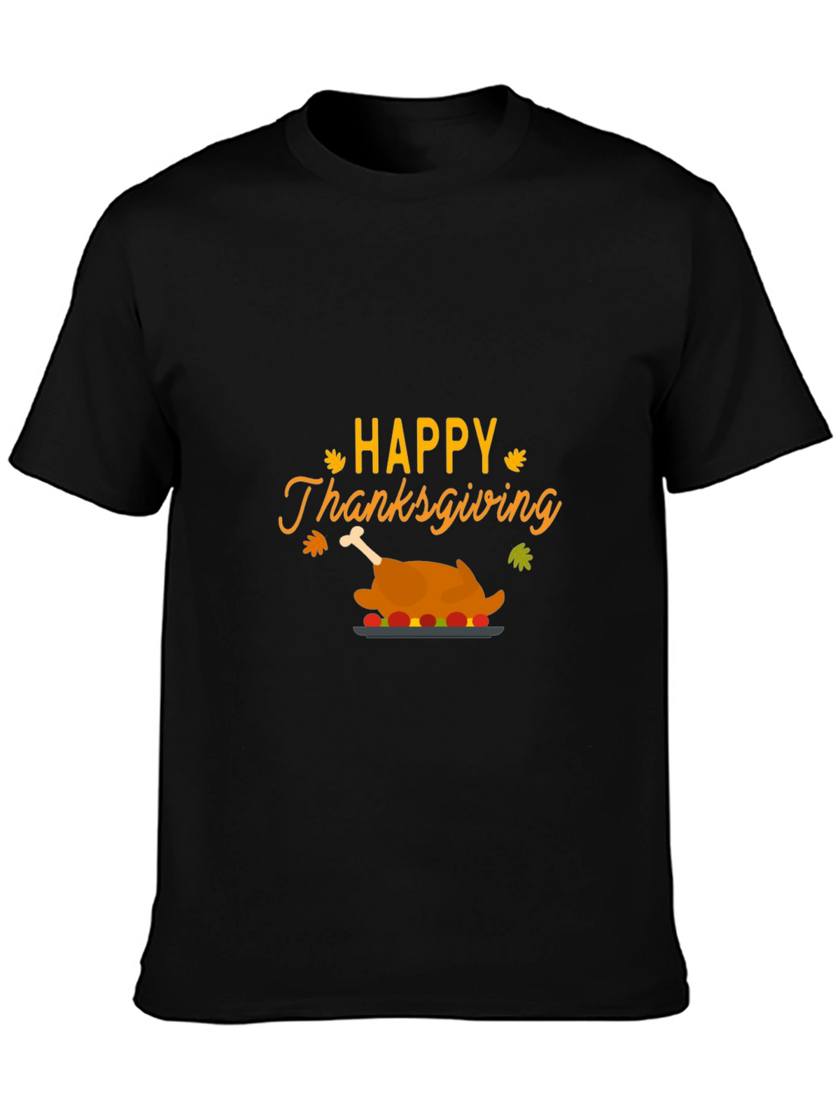 Happy Thanksgiving Turkey T-Shirt - Festive Holiday Apparel