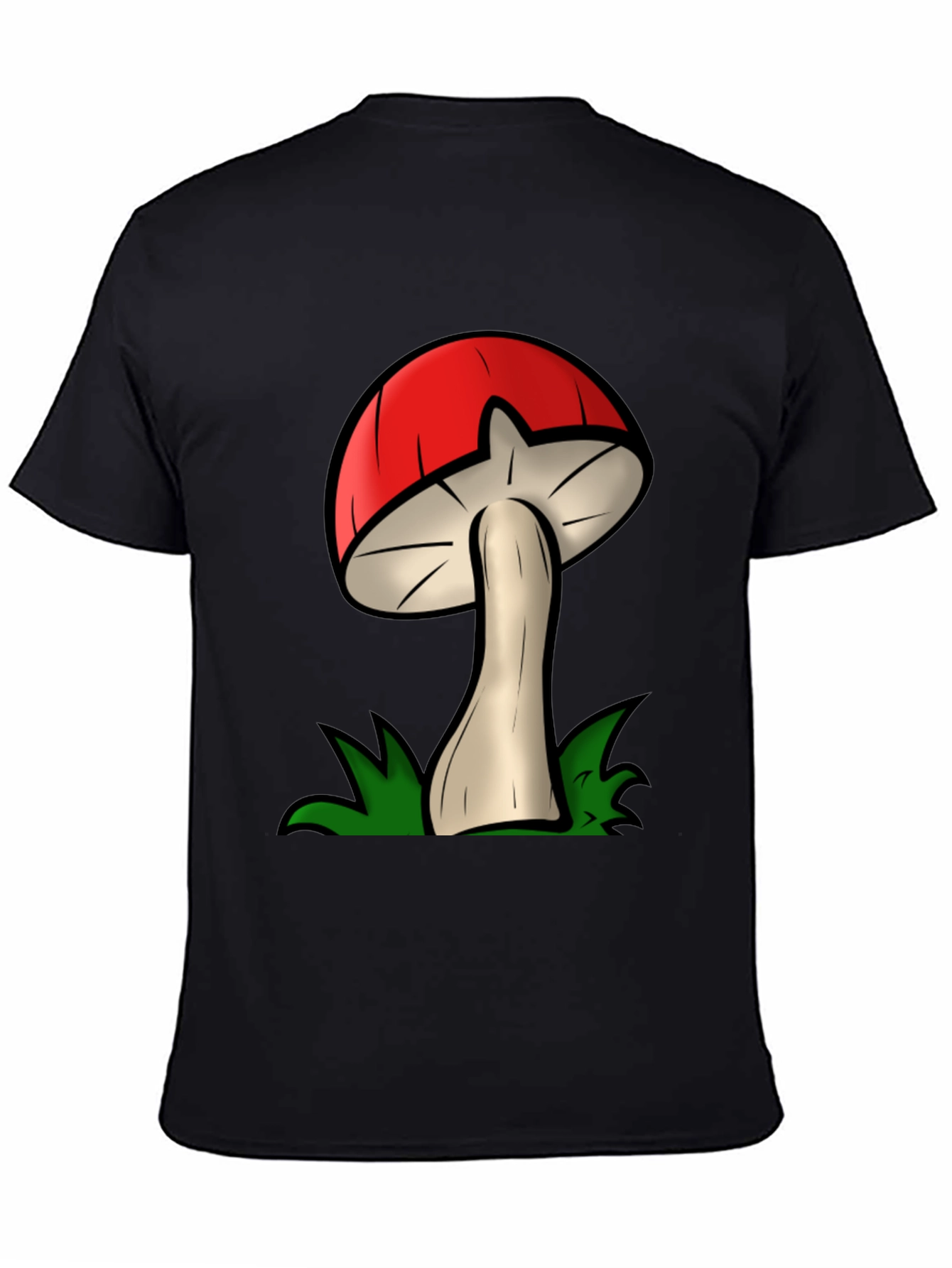 Mushroom Graphic Tee - Funky Cartoon Design