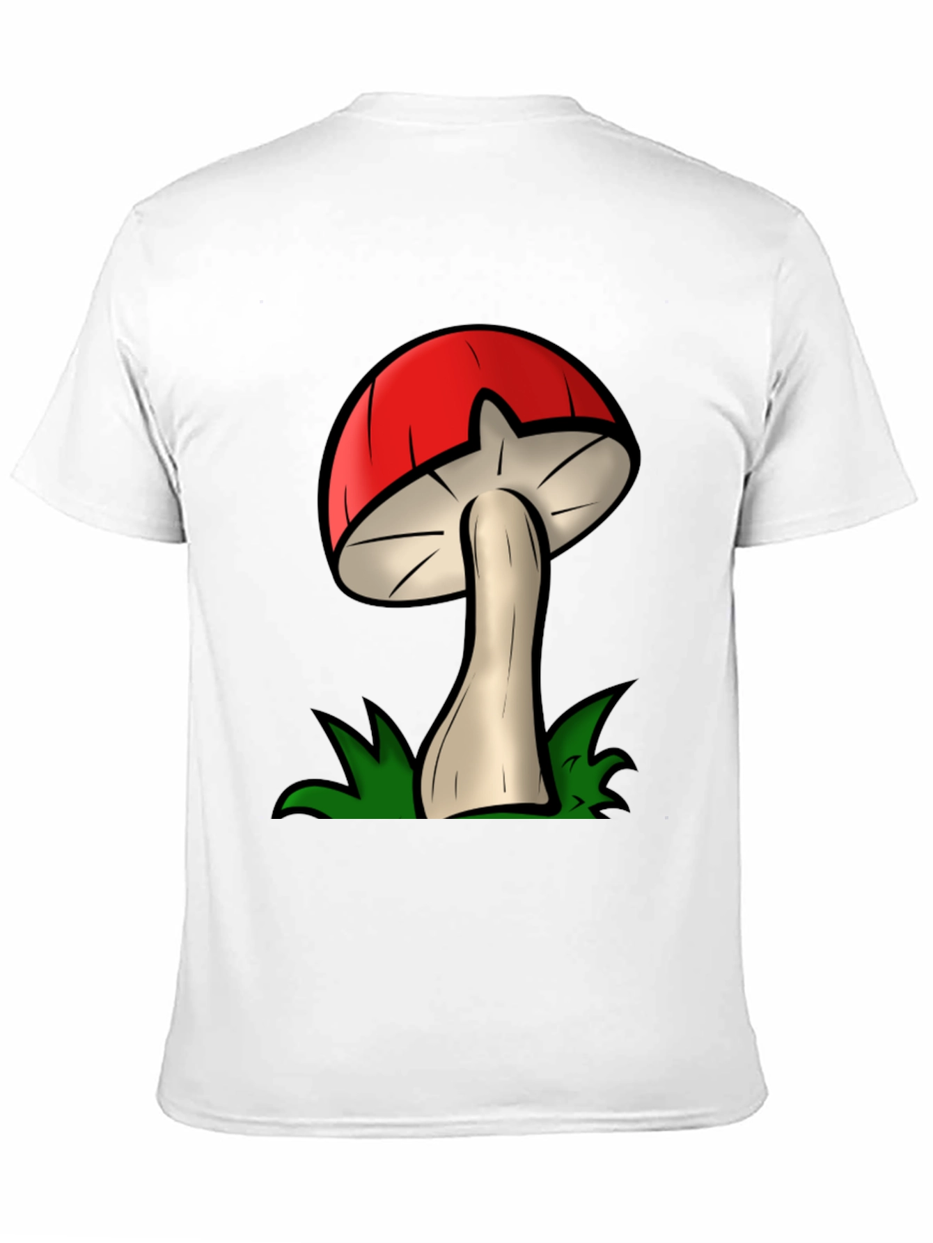 Mushroom Graphic Tee - Funky Cartoon Design