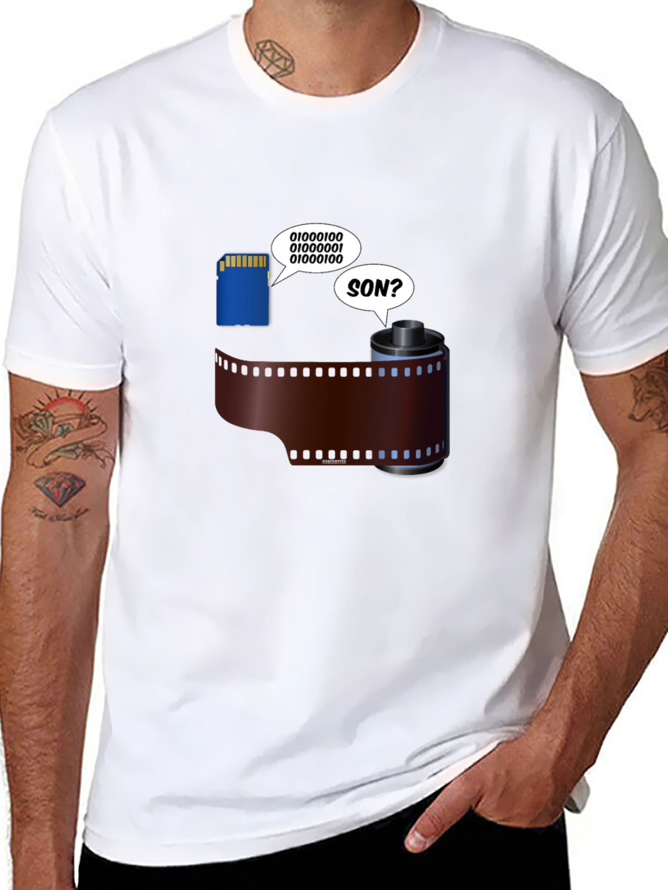 Digital Son T-Shirt: Memory Card & Film