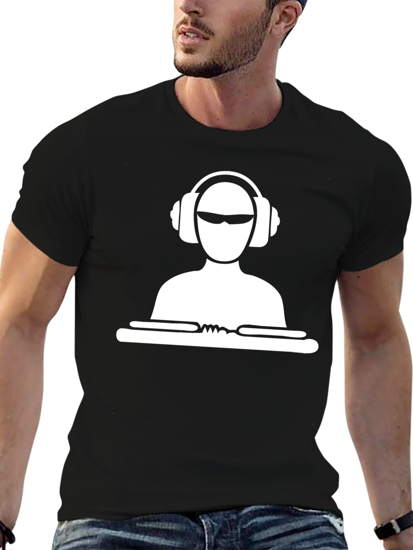 DJ Graphic T-Shirt - Cool Music Lover Tee