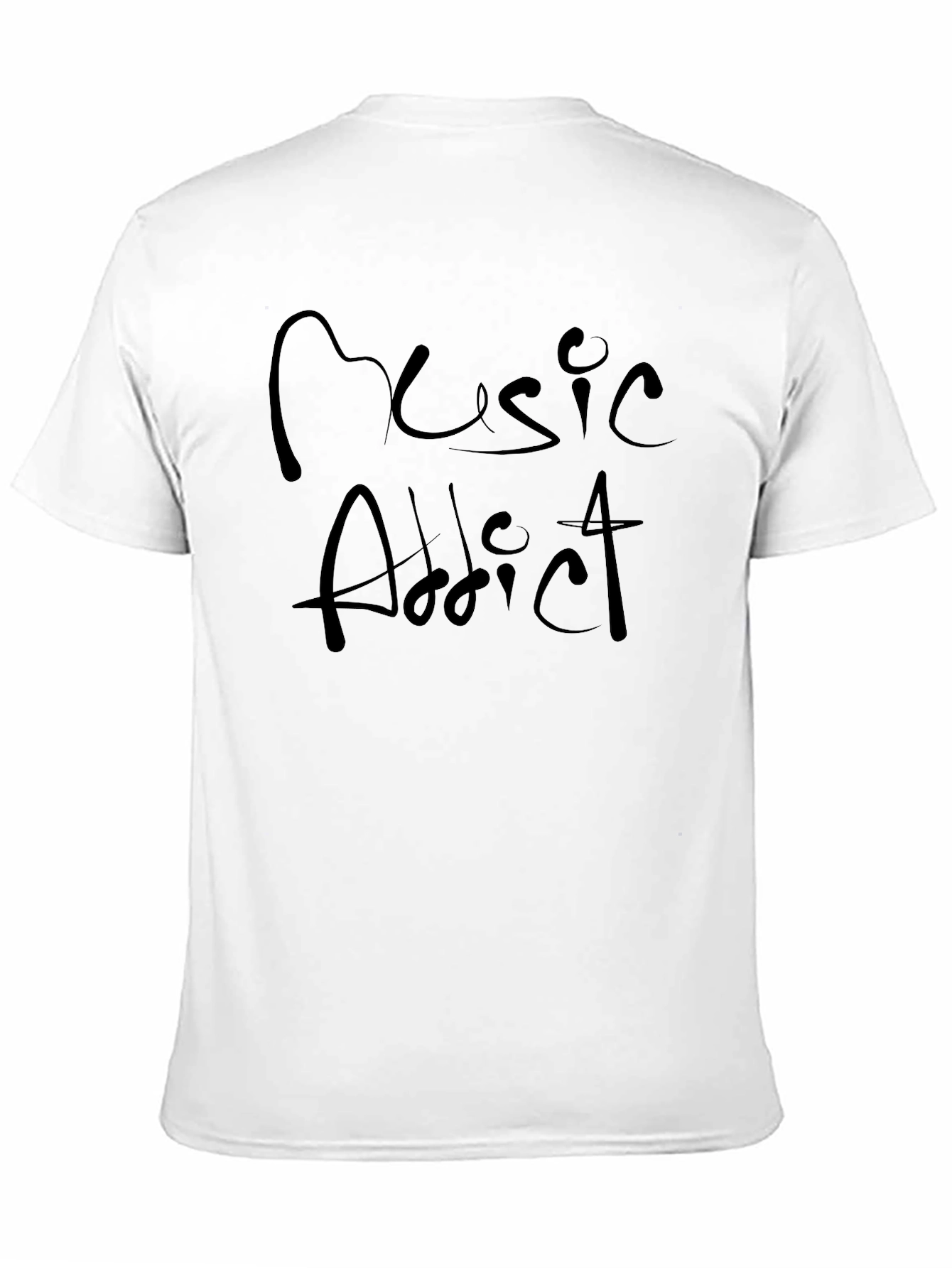 Music Addict Black T-Shirt
