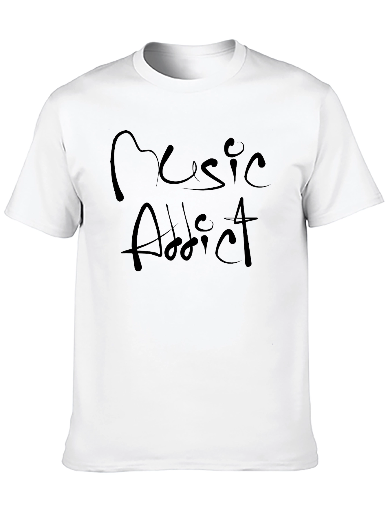 Music Addict Black T-Shirt
