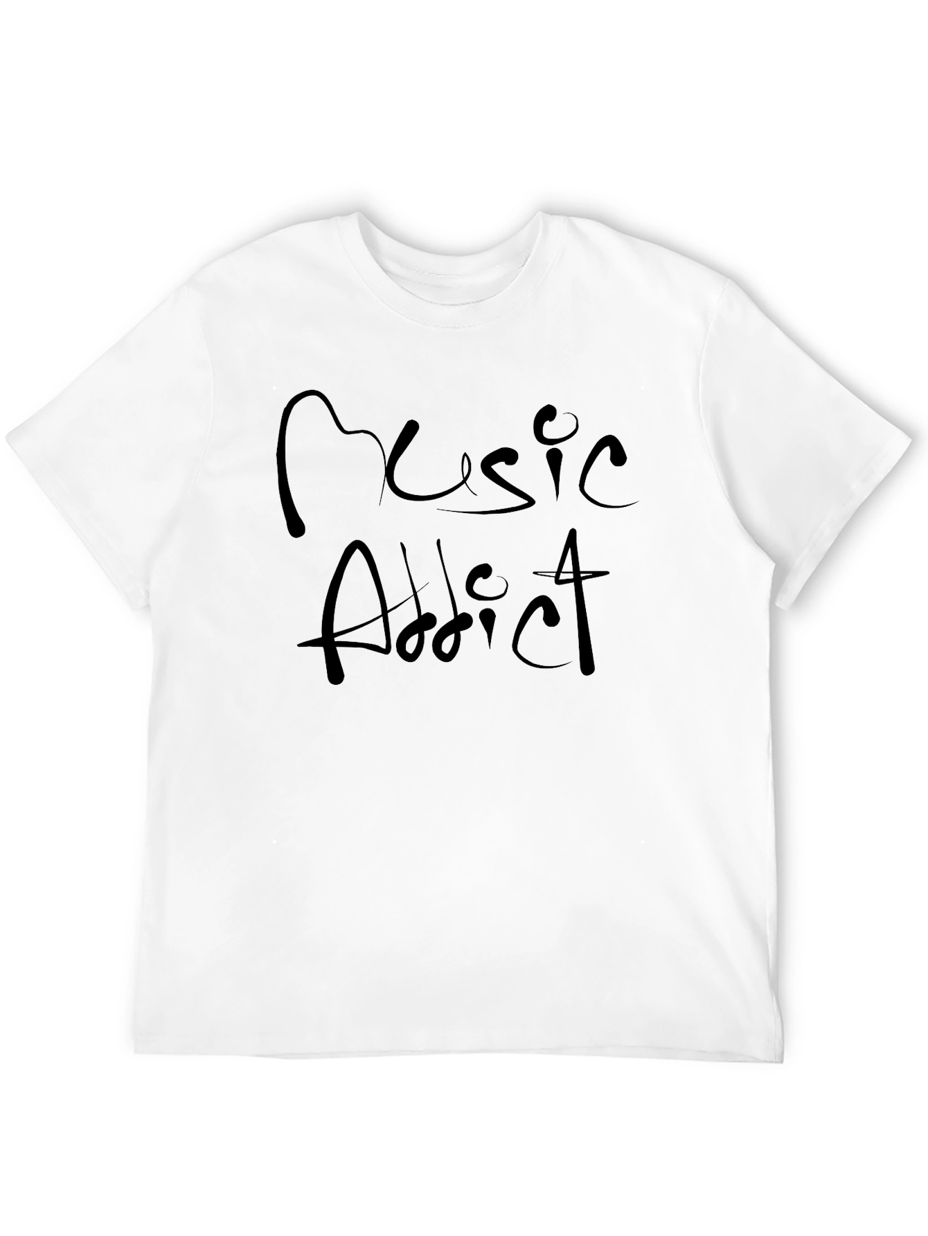 Music Addict Black T-Shirt