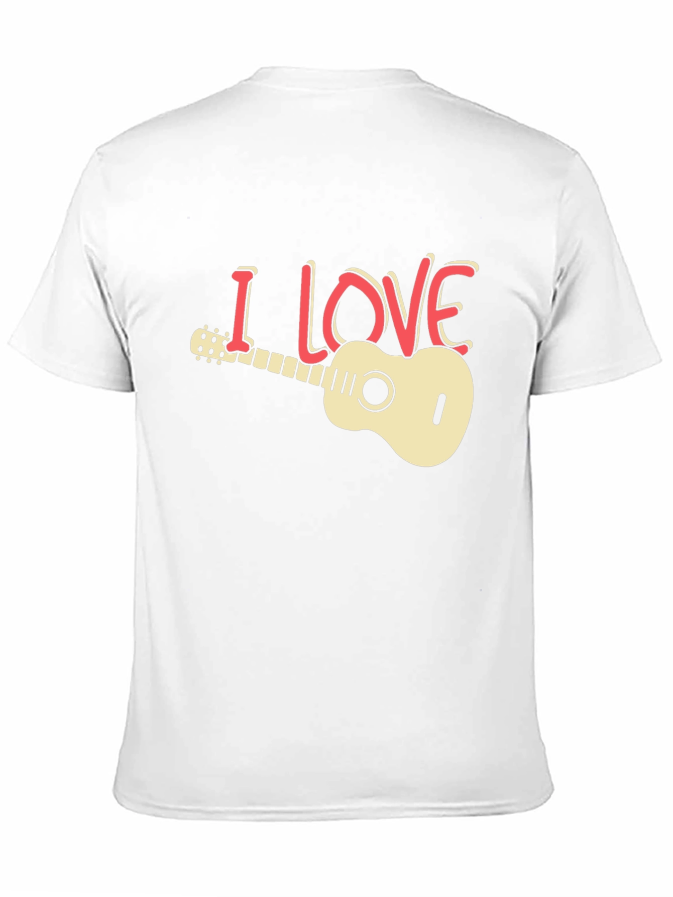 I Love Guitar Graphic T-Shirt - Musician Tee