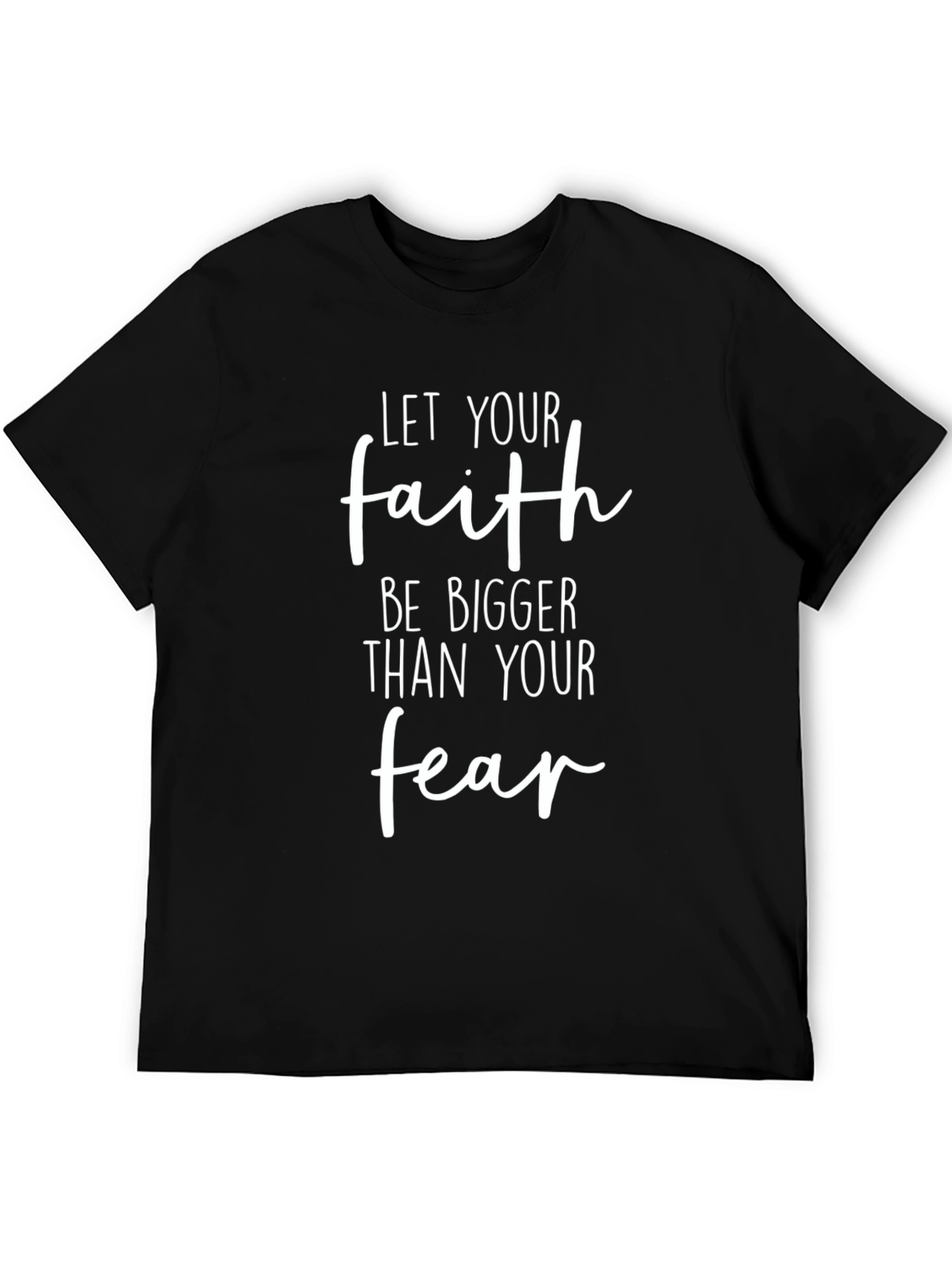 Faith Over Fear Graphic Tee - Stylish Christian Apparel