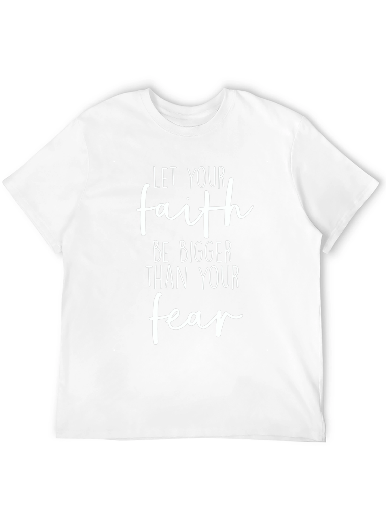 Faith Over Fear Graphic Tee - Stylish Christian Apparel