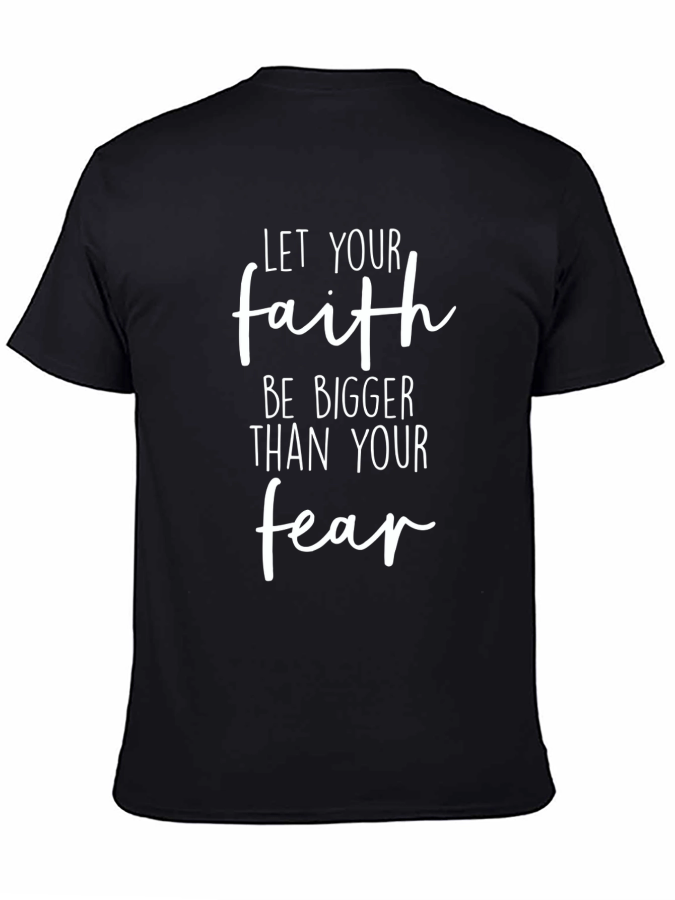 Faith Over Fear Graphic Tee - Stylish Christian Apparel