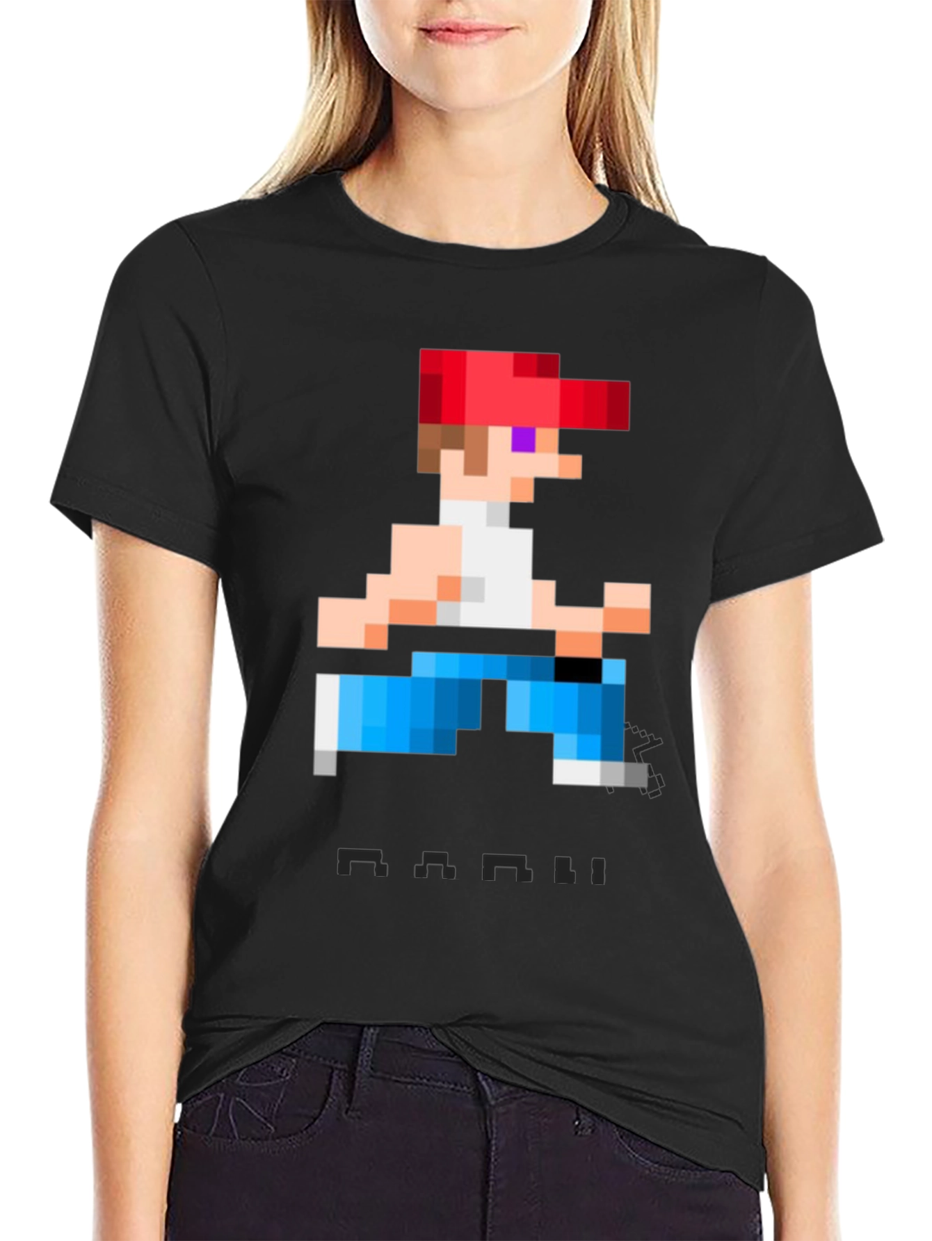 Retro Pixel Game T-Shirt - Cool Graphic Tee