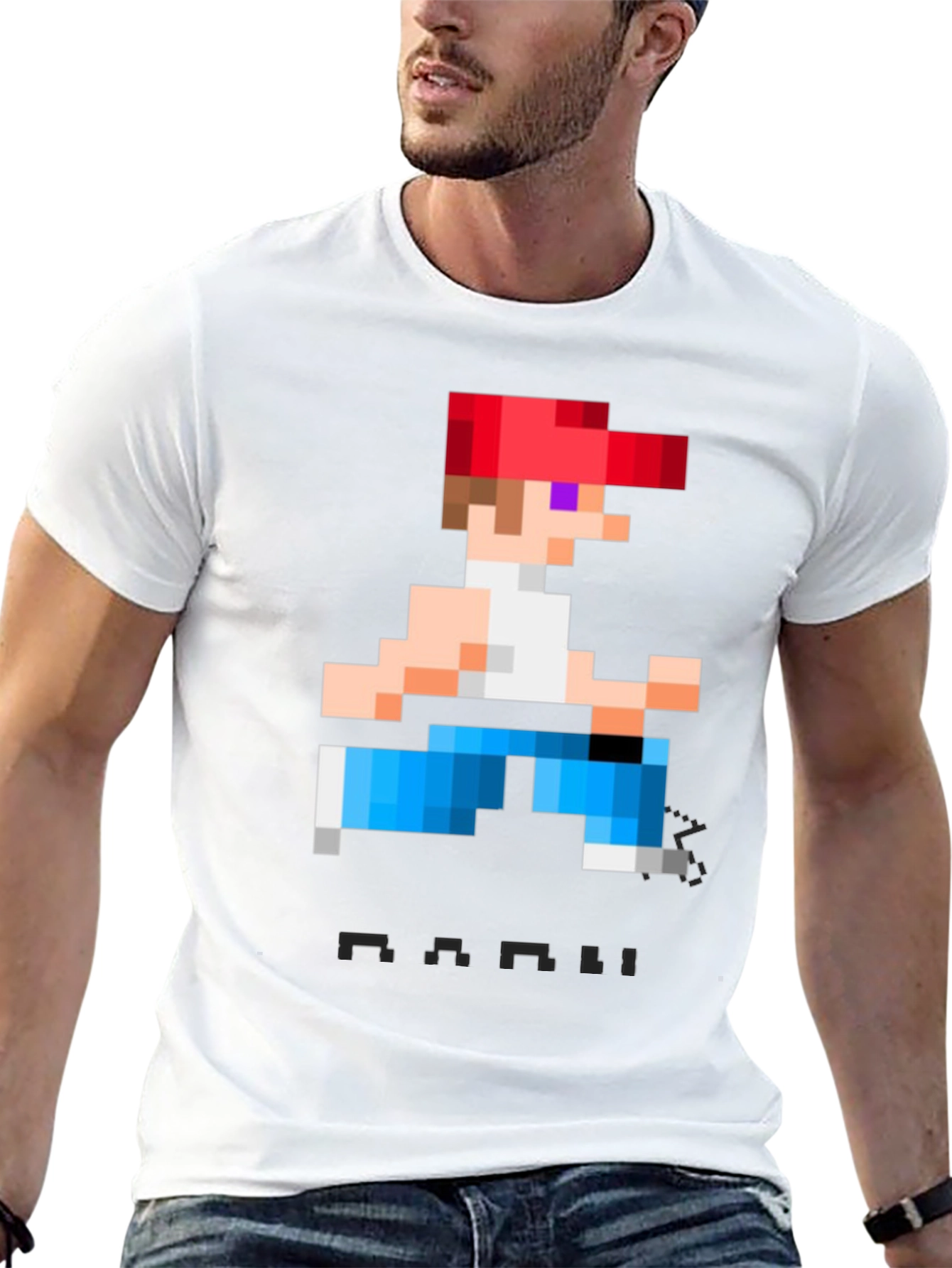 Retro Pixel Game T-Shirt - Cool Graphic Tee