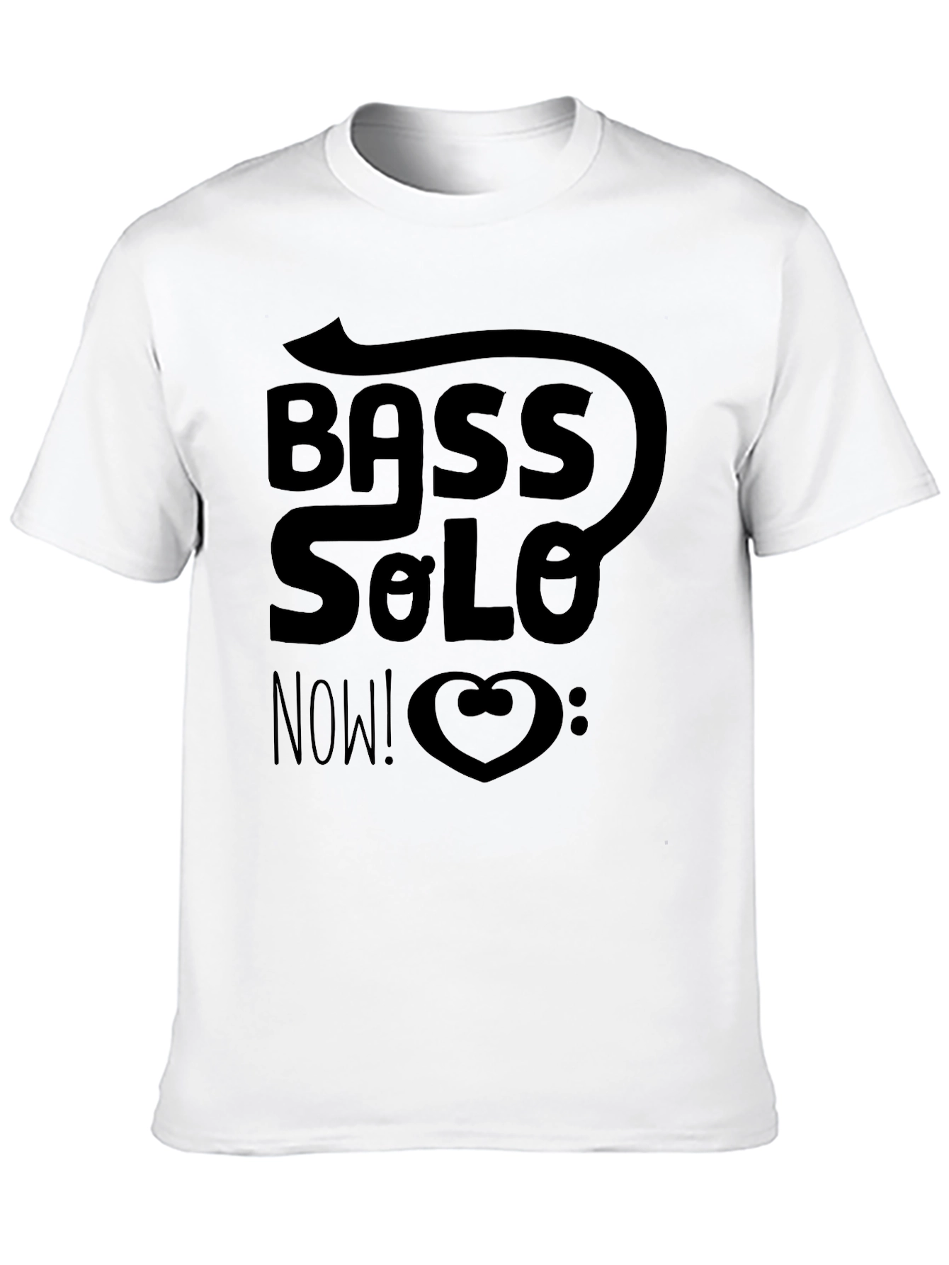 Bass Solo Now! Graphic T-Shirt - Stylish Musician Tee
