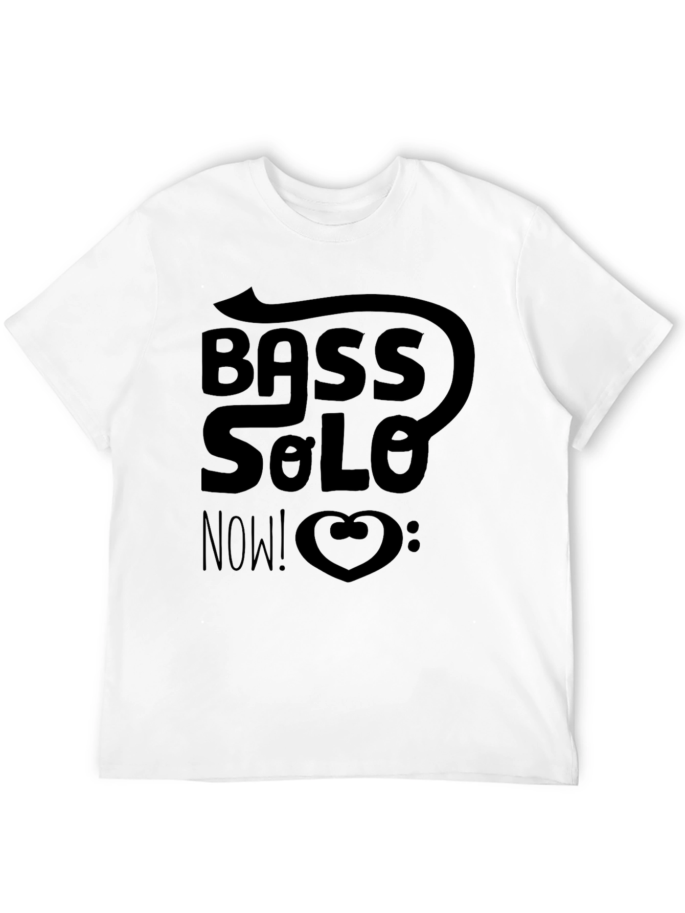 Bass Solo Now! Graphic T-Shirt - Stylish Musician Tee