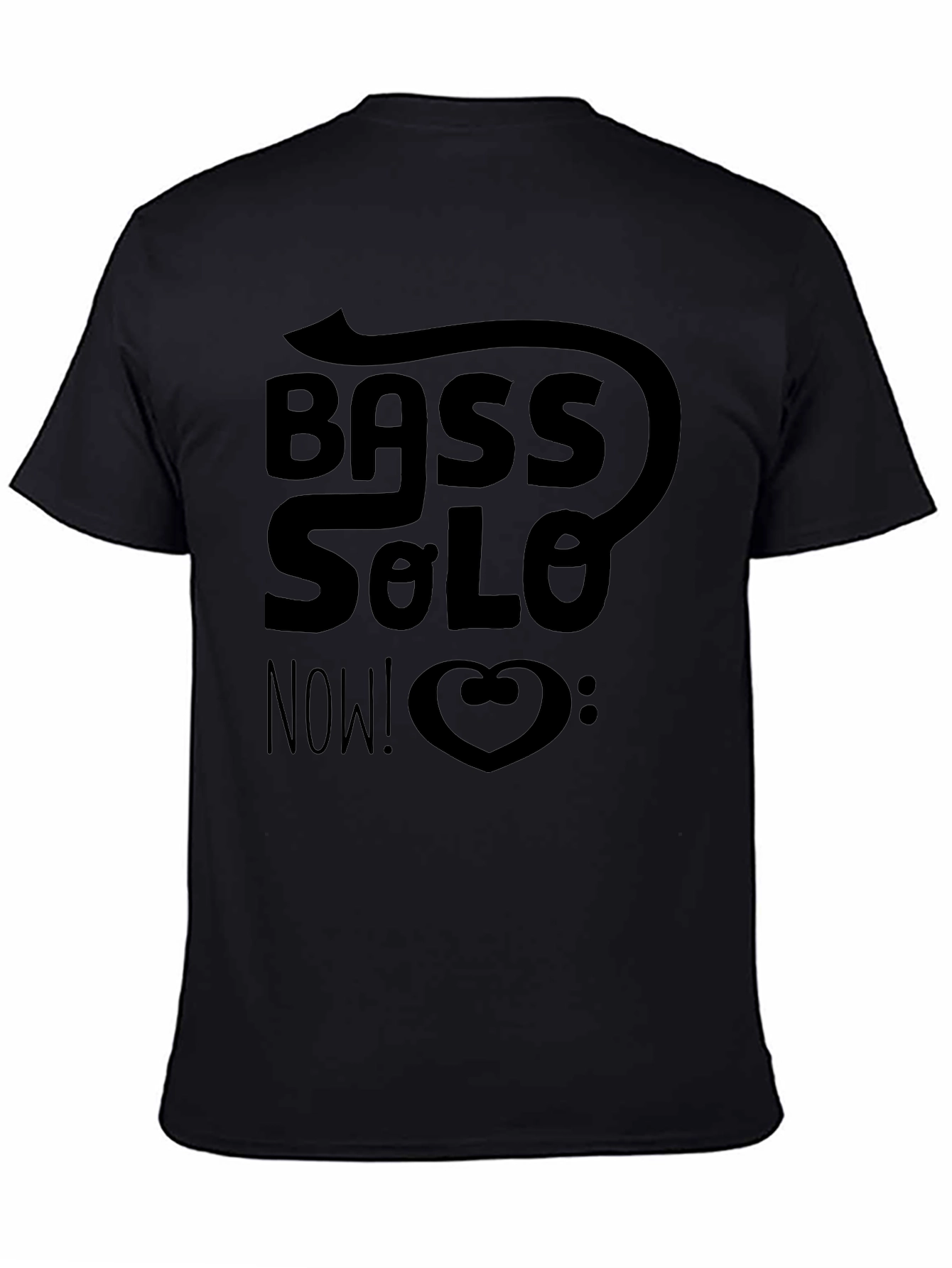 Bass Solo Now! Graphic T-Shirt - Stylish Musician Tee