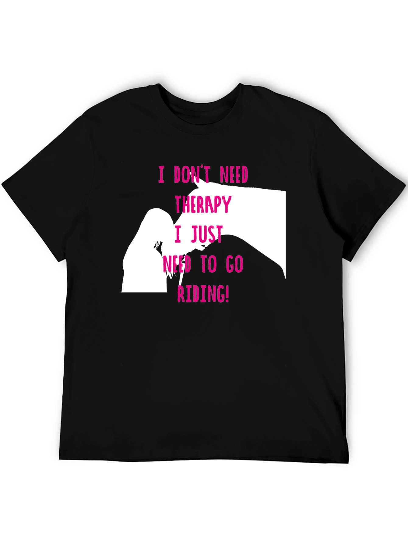 Horse Therapy T-Shirt - Riding is My Therapy