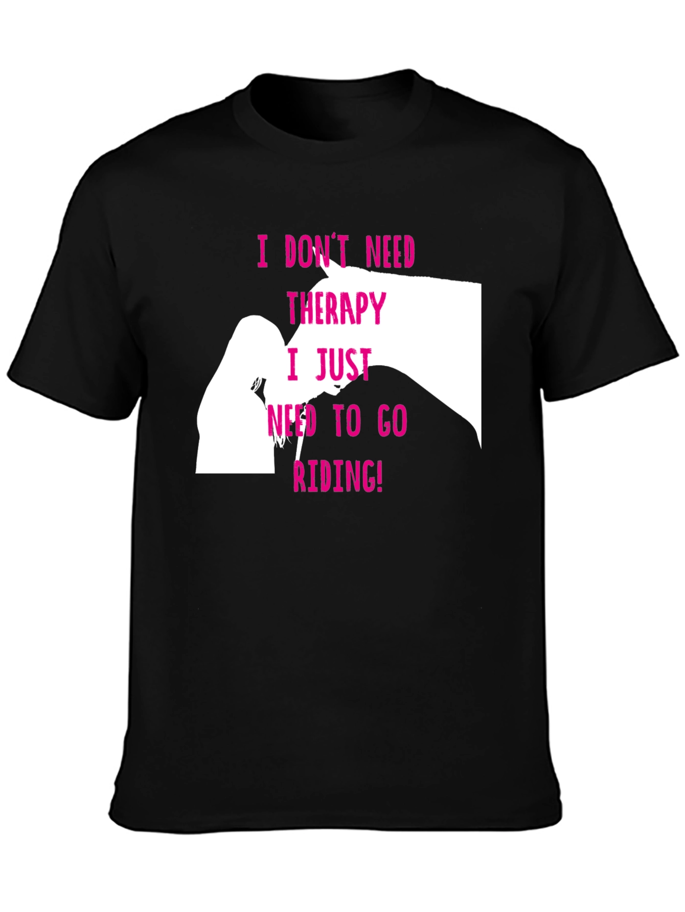 Horse Therapy T-Shirt - Riding is My Therapy