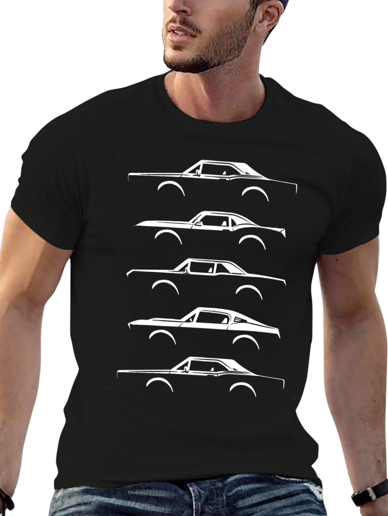 Classic Car Silhouette T-Shirt
