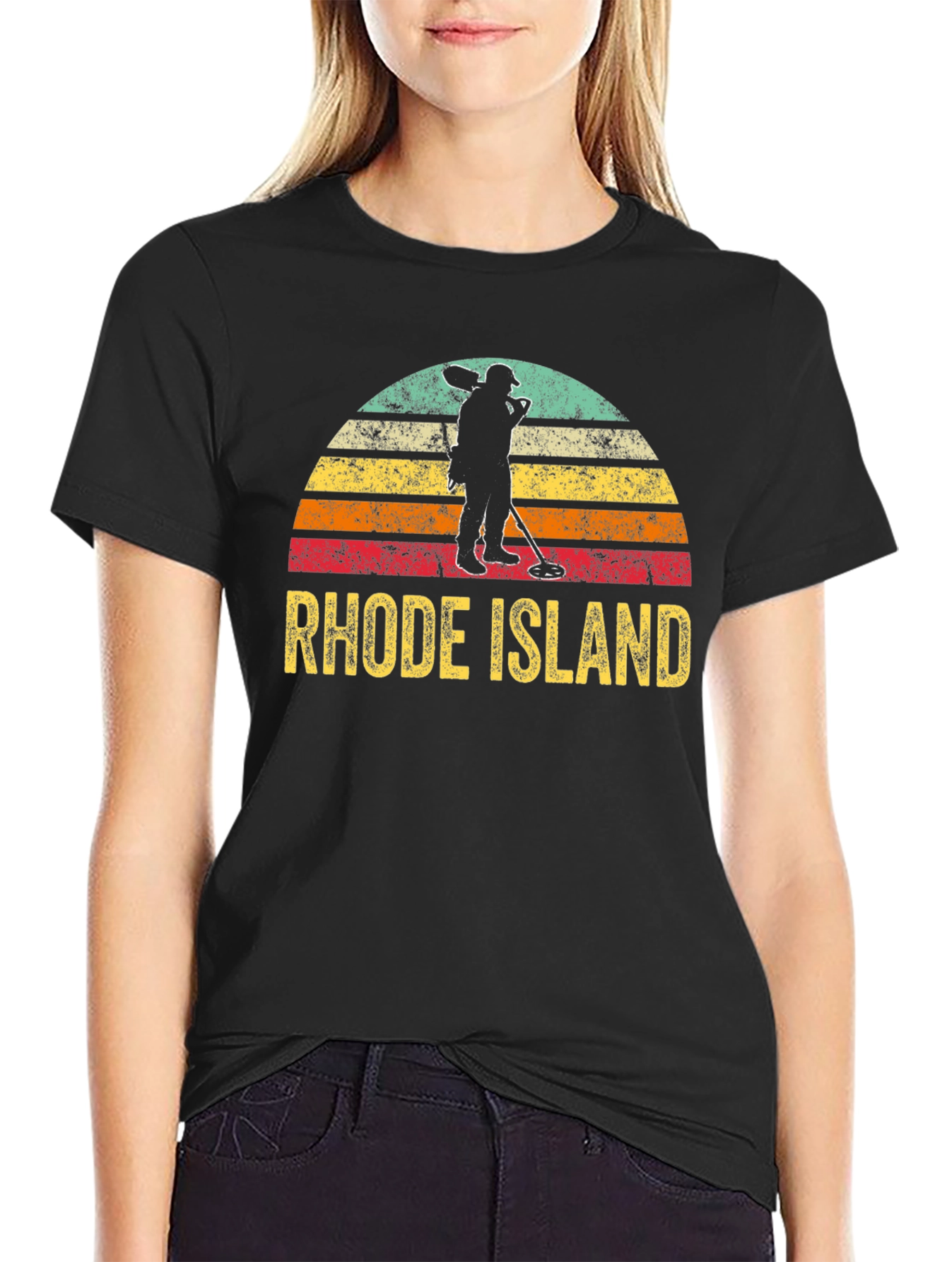 Rhode Island Metal Detecting T-Shirt