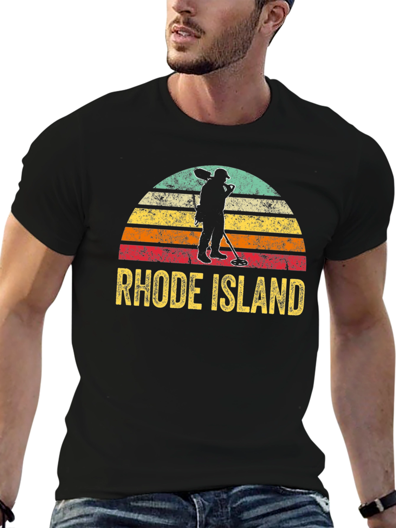 Rhode Island Metal Detecting T-Shirt