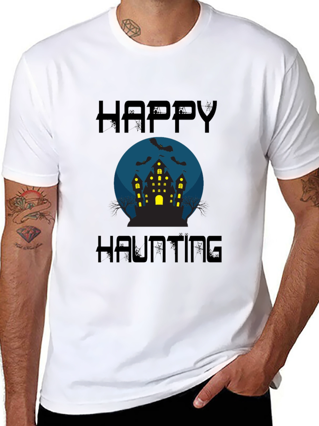 Happy Haunting T-Shirt - Halloween Tee