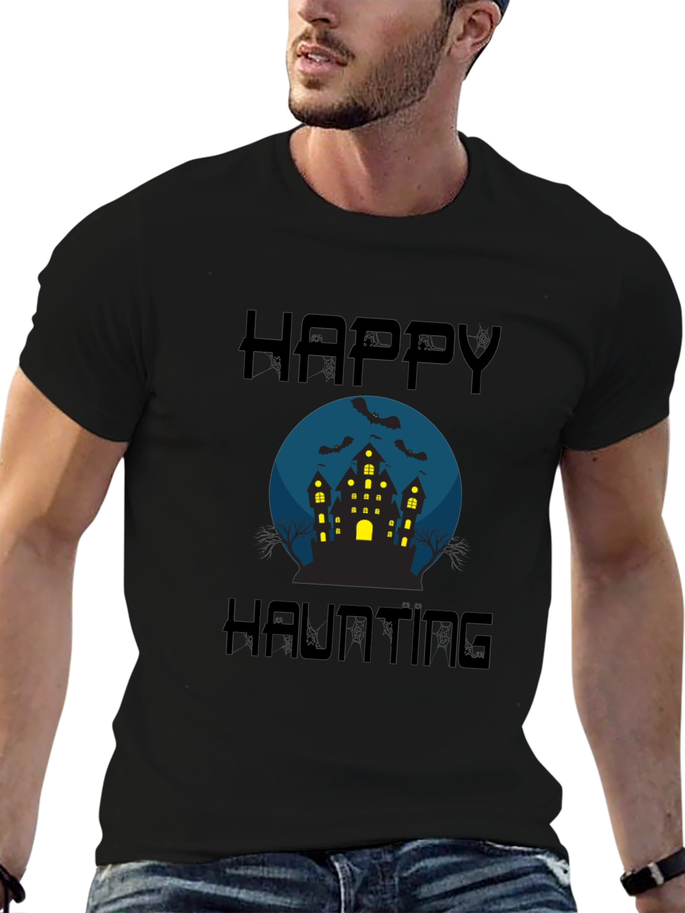 Happy Haunting T-Shirt - Halloween Tee