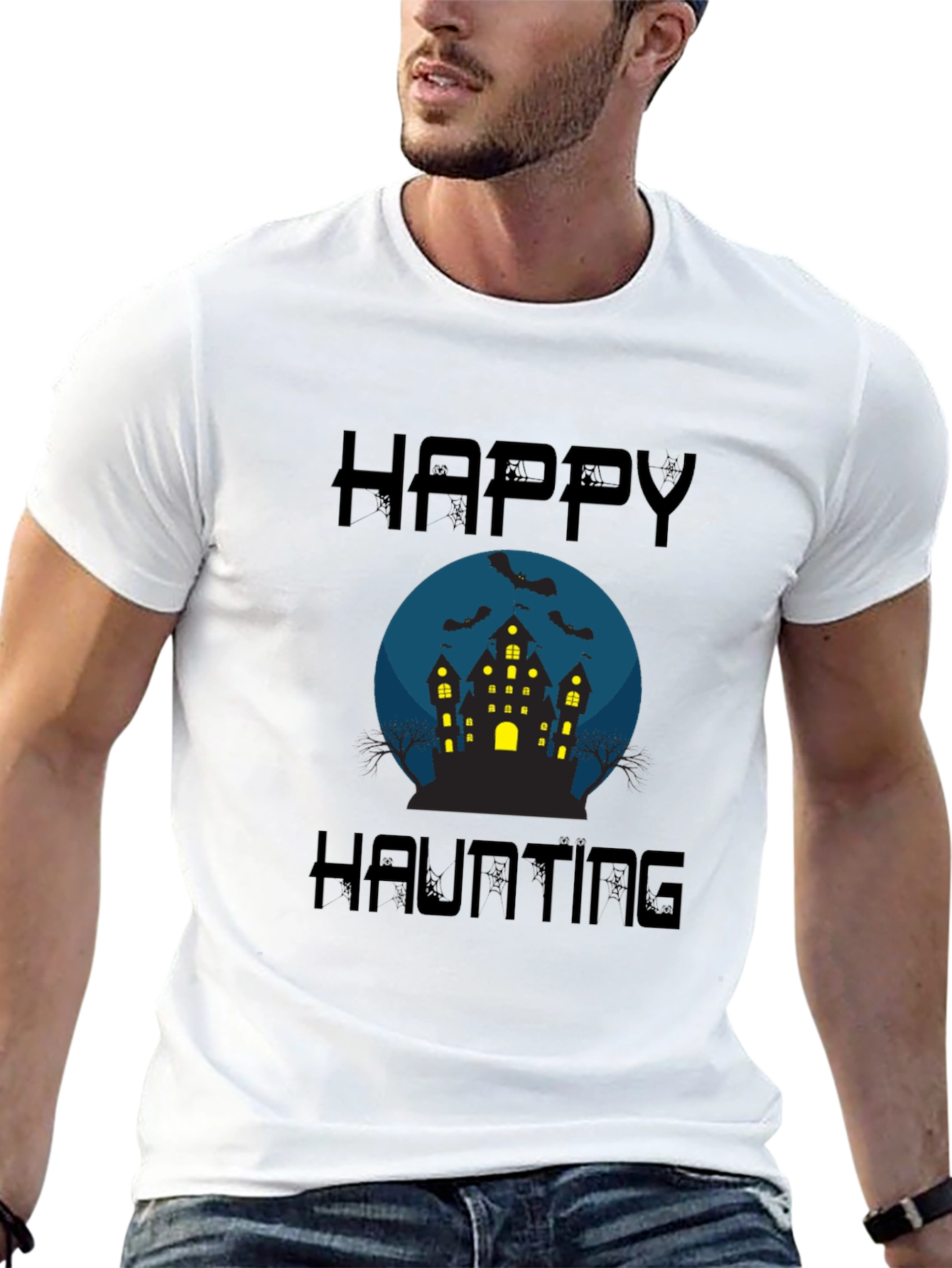 Happy Haunting T-Shirt - Halloween Tee
