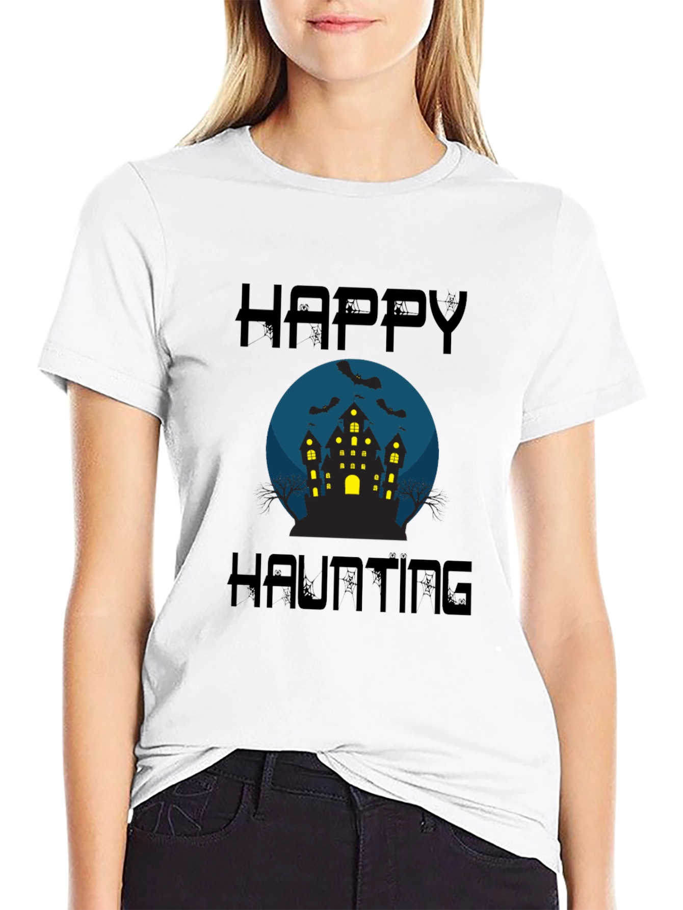 Happy Haunting T-Shirt - Halloween Tee