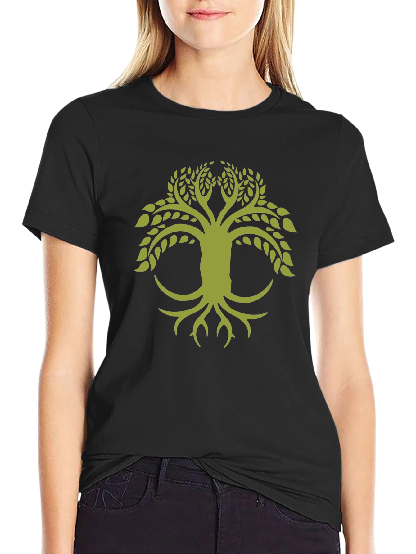 Tree of Life Graphic Black T-Shirt