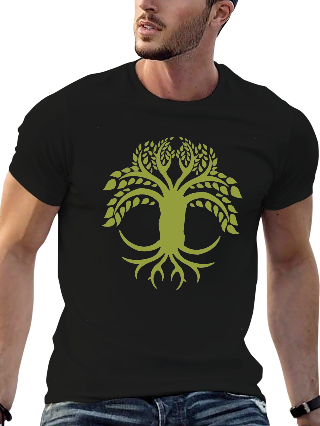 Tree of Life Graphic Black T-Shirt