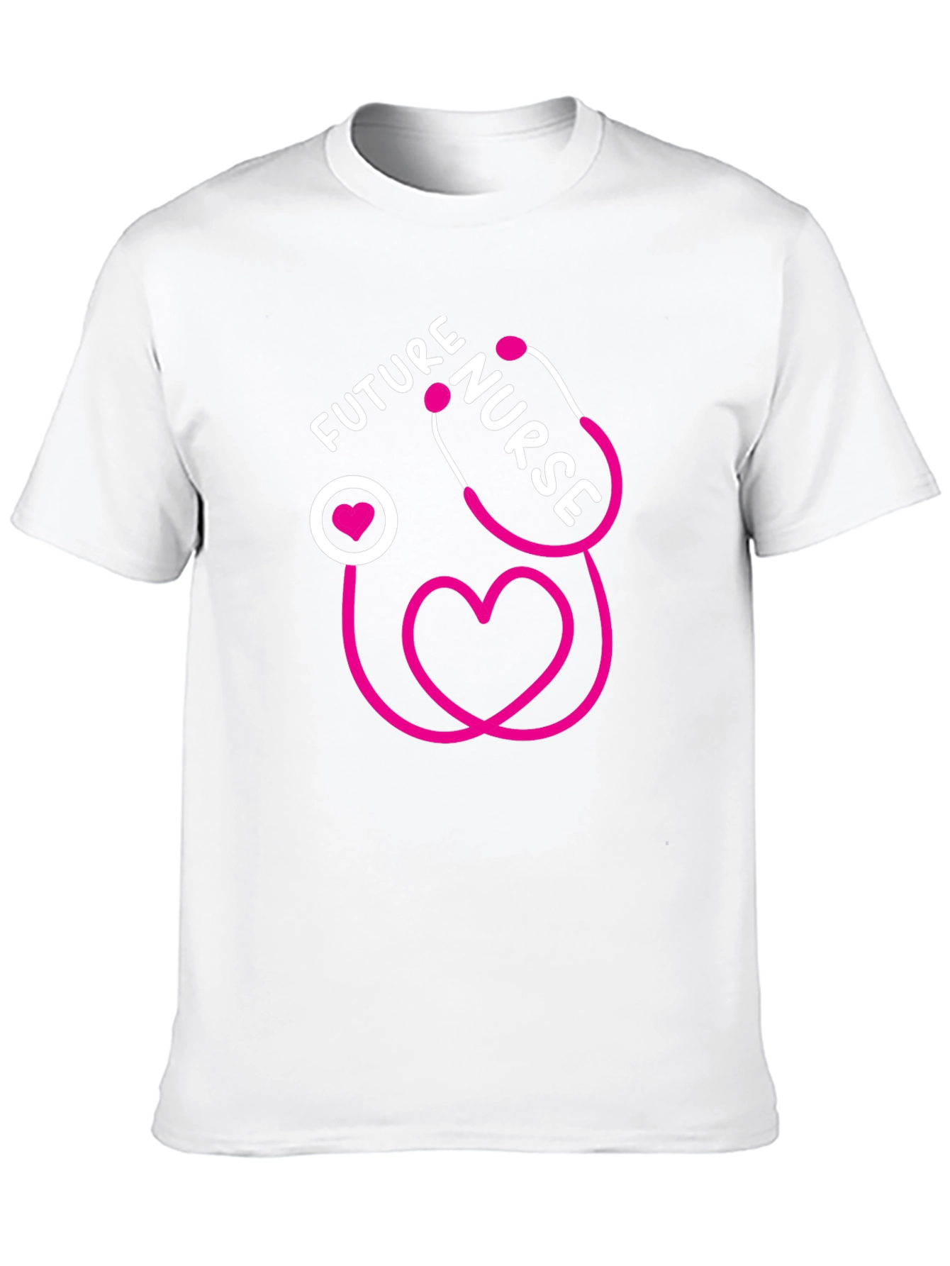 Future Nurse Stethoscope Heart T-Shirt