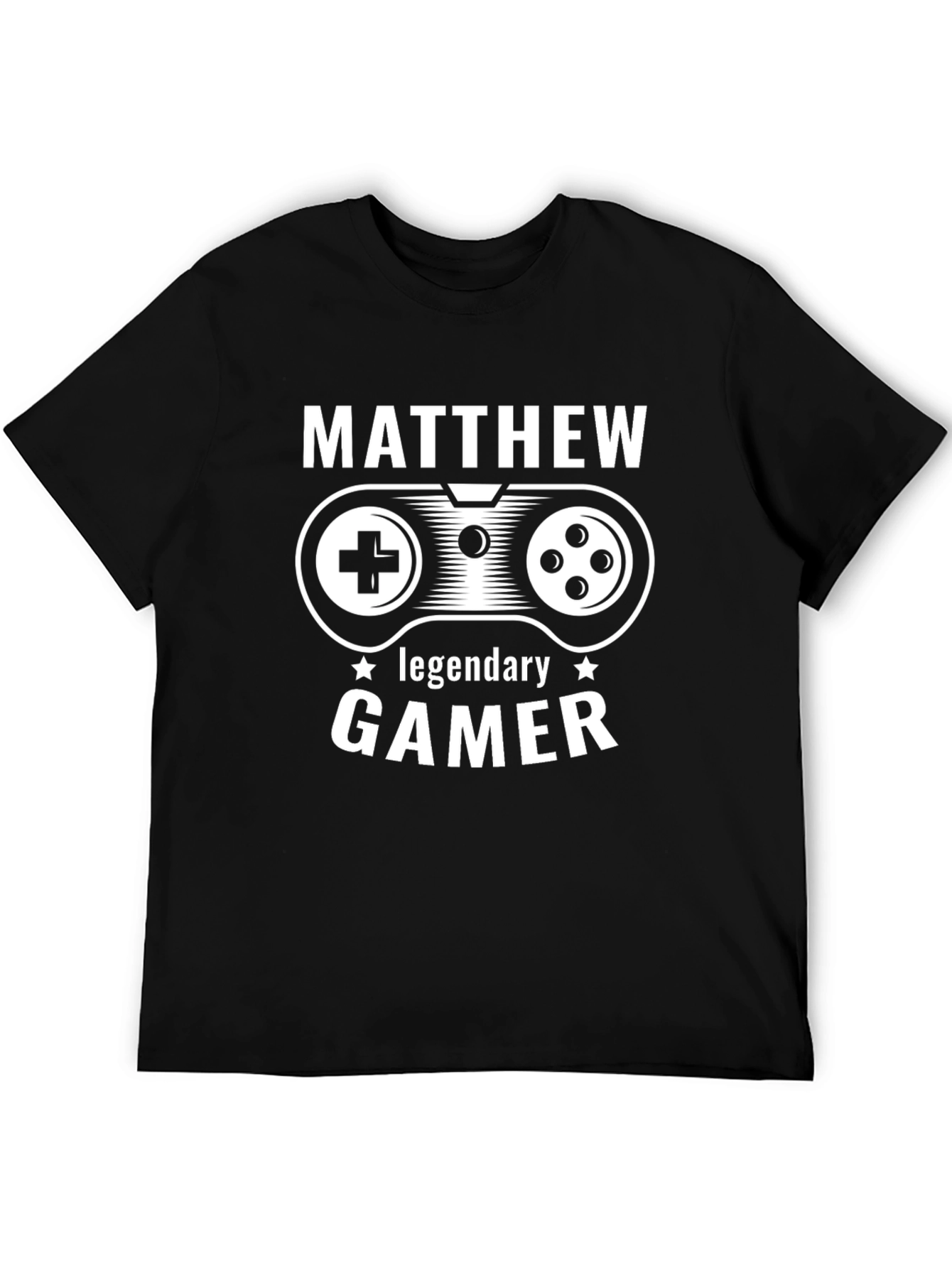 Matthew Legendary Gamer T-Shirt - Black