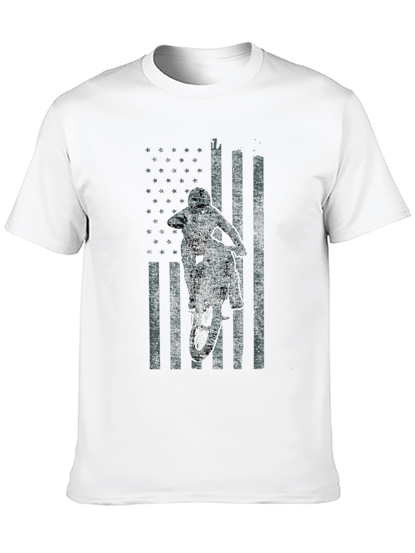American Flag Motocross T-Shirt