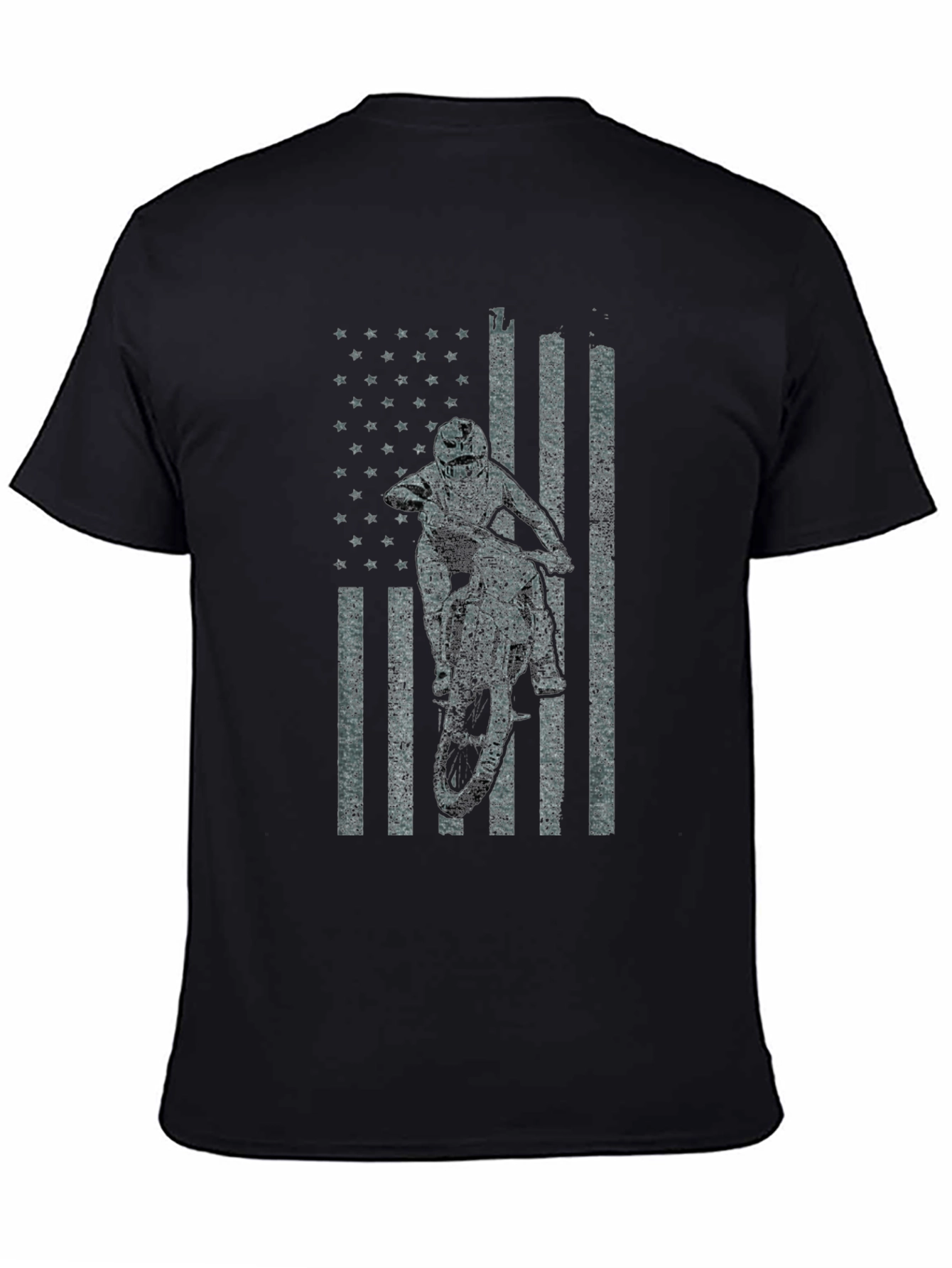 American Flag Motocross T-Shirt