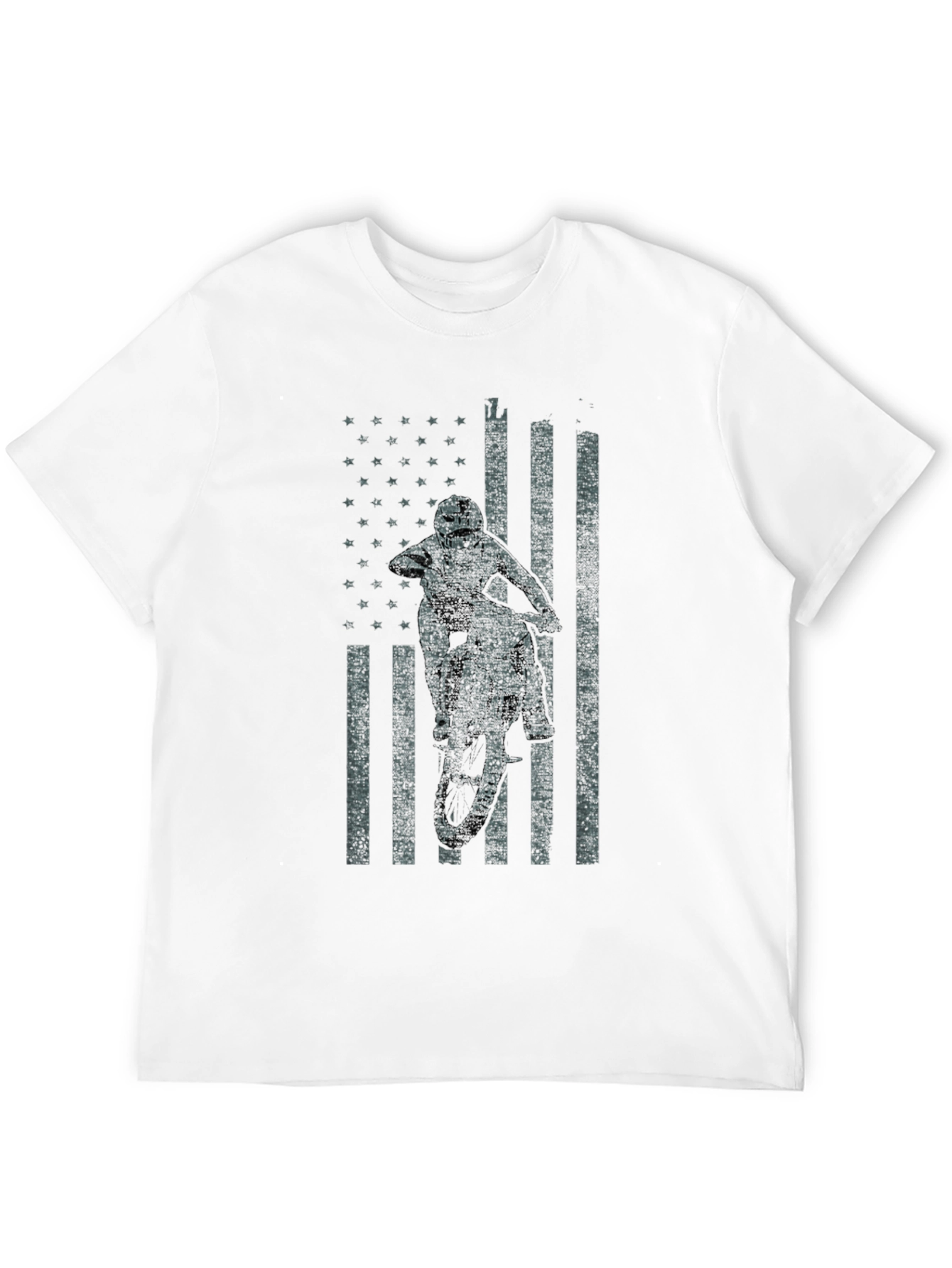 American Flag Motocross T-Shirt