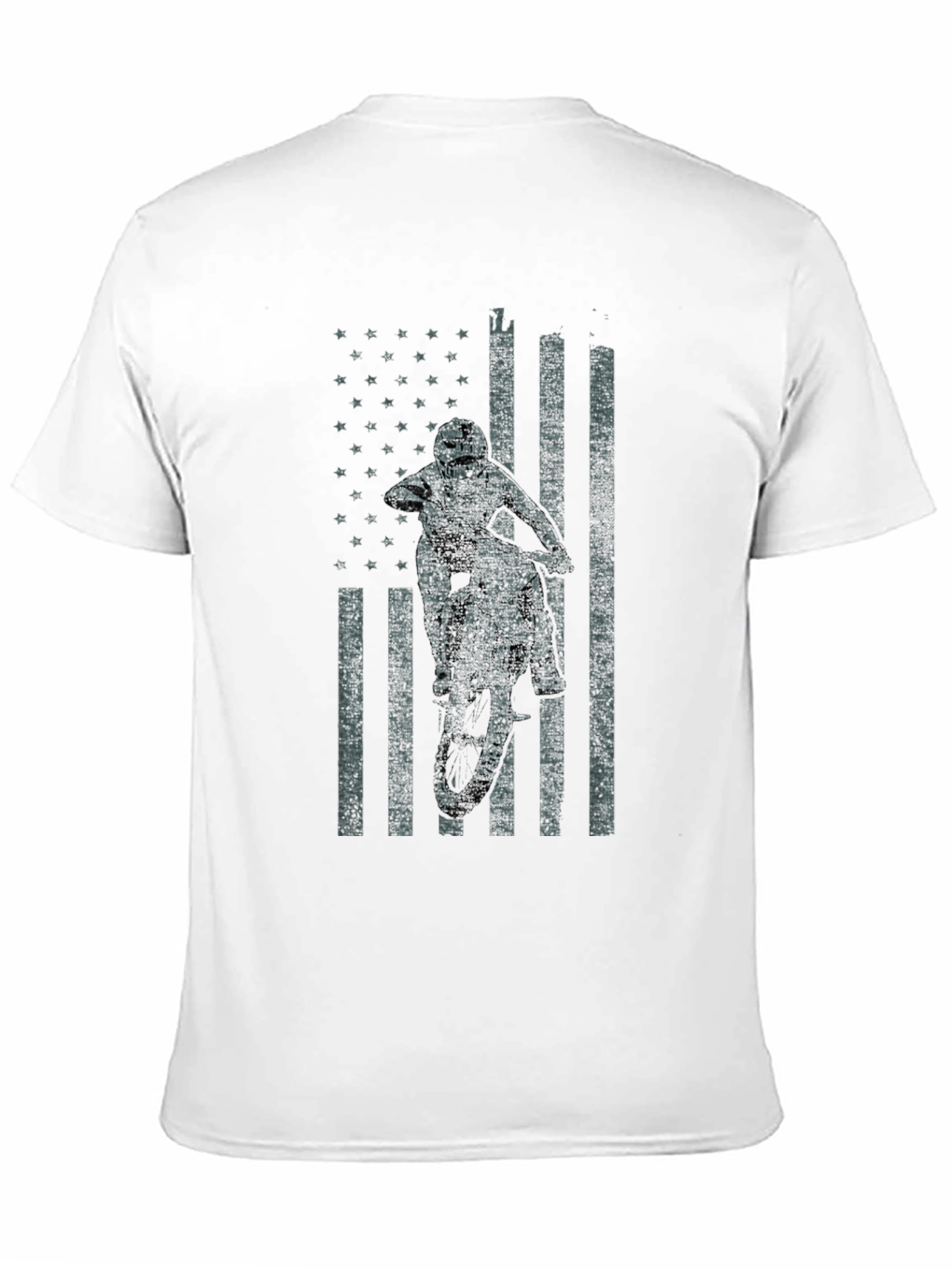 American Flag Motocross T-Shirt