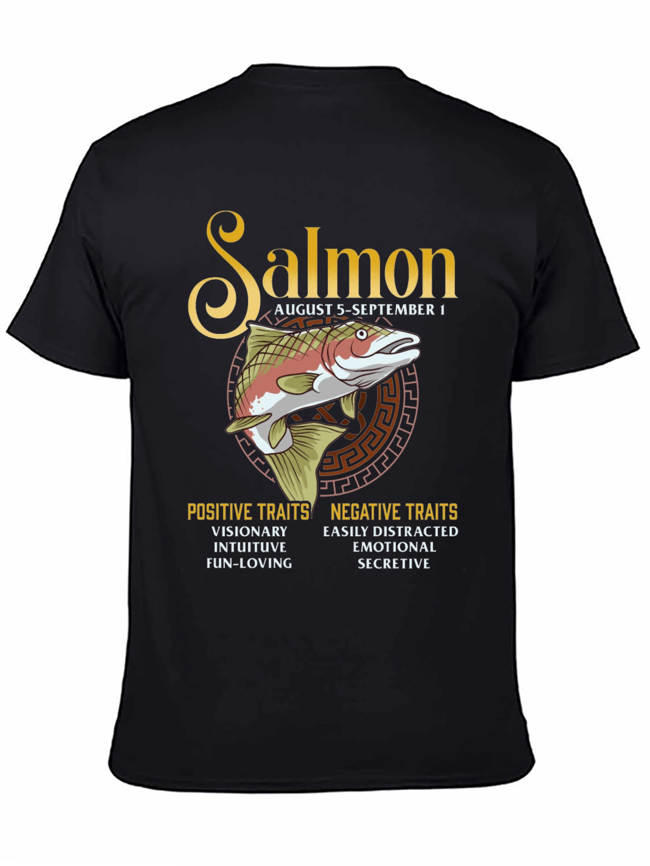 Salmon Zodiac T-Shirt: August 5 - September 1