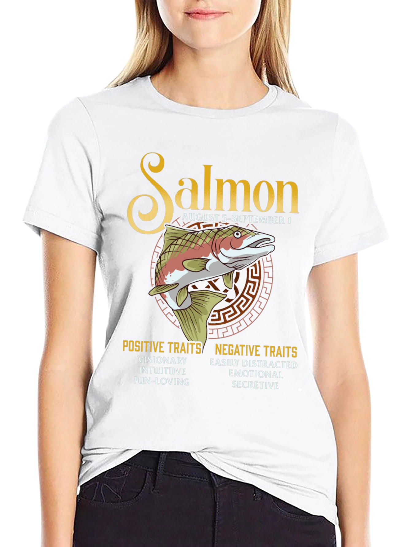 Salmon Zodiac T-Shirt: August 5 - September 1