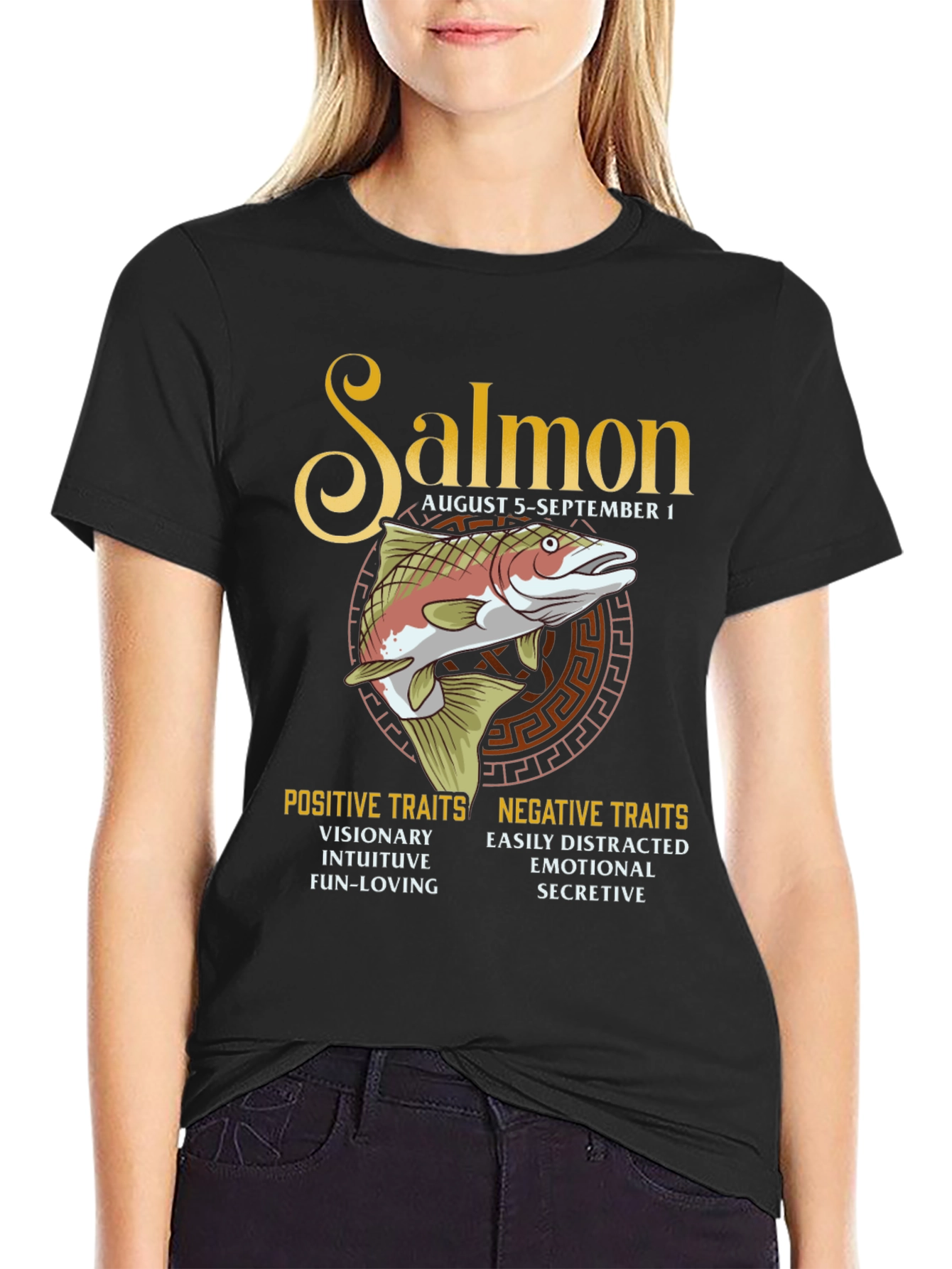 Salmon Zodiac T-Shirt: August 5 - September 1