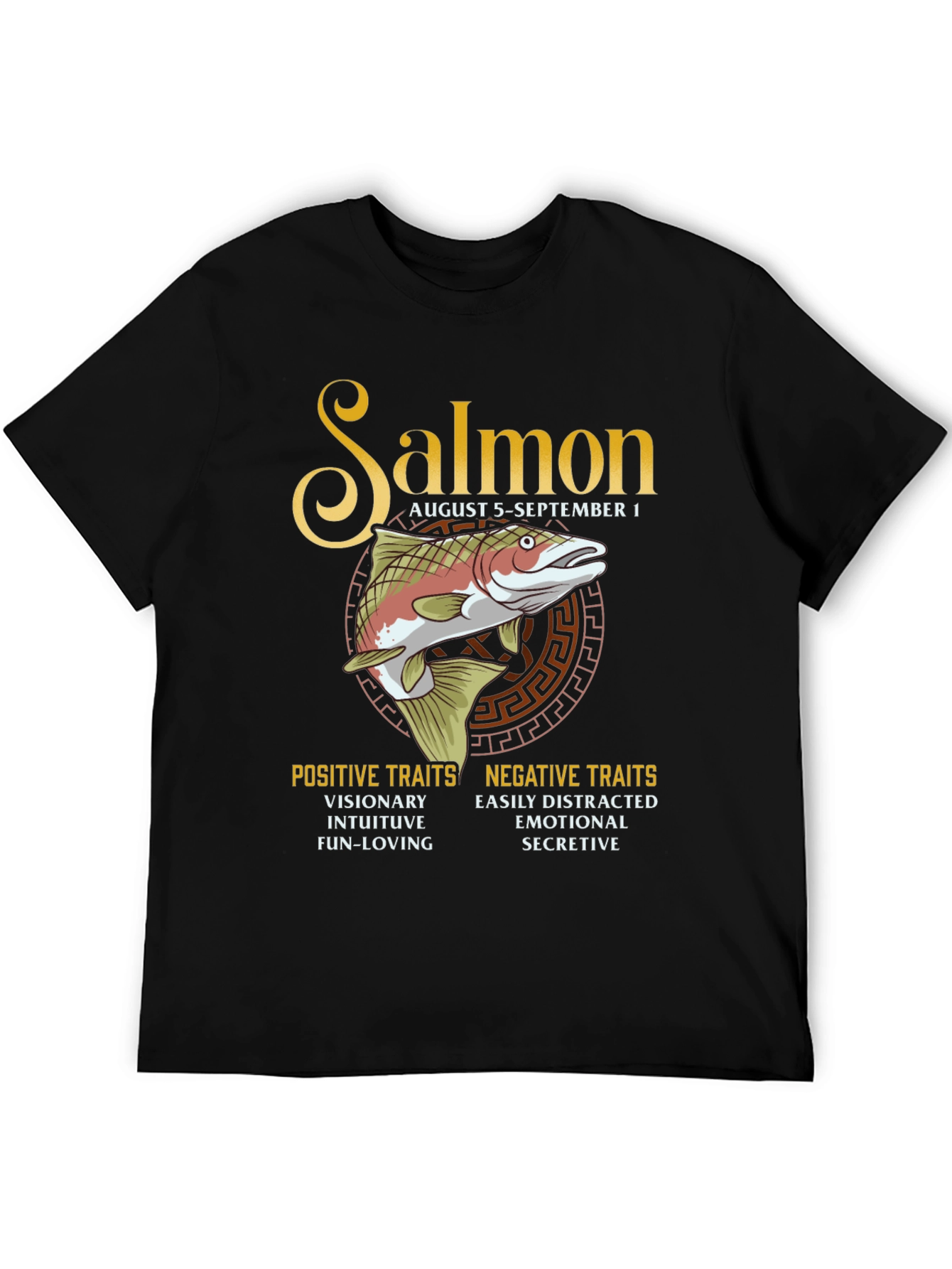 Salmon Zodiac T-Shirt: August 5 - September 1