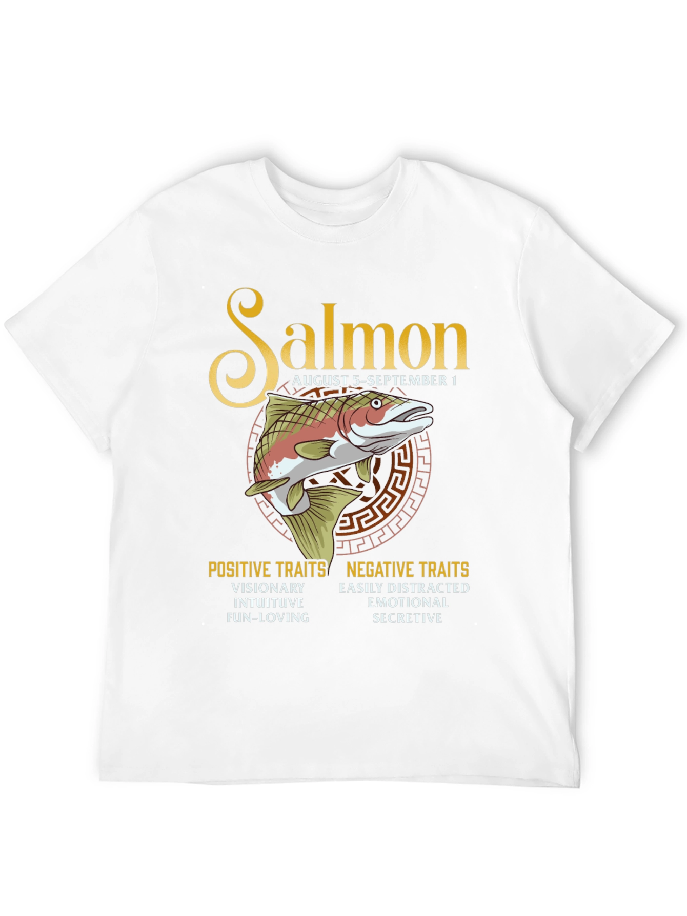 Salmon Zodiac T-Shirt: August 5 - September 1
