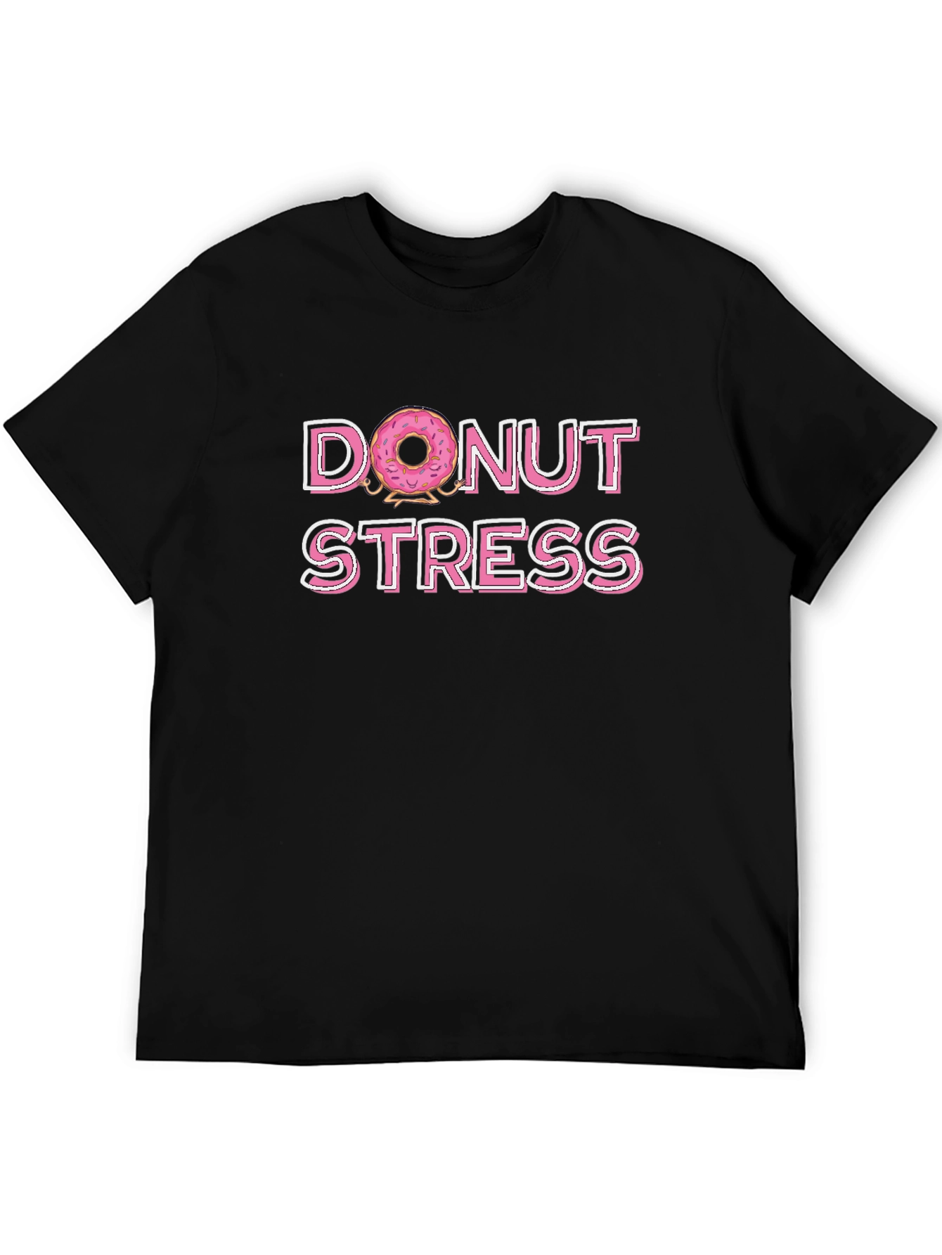 Donut Stress Graphic T-Shirt